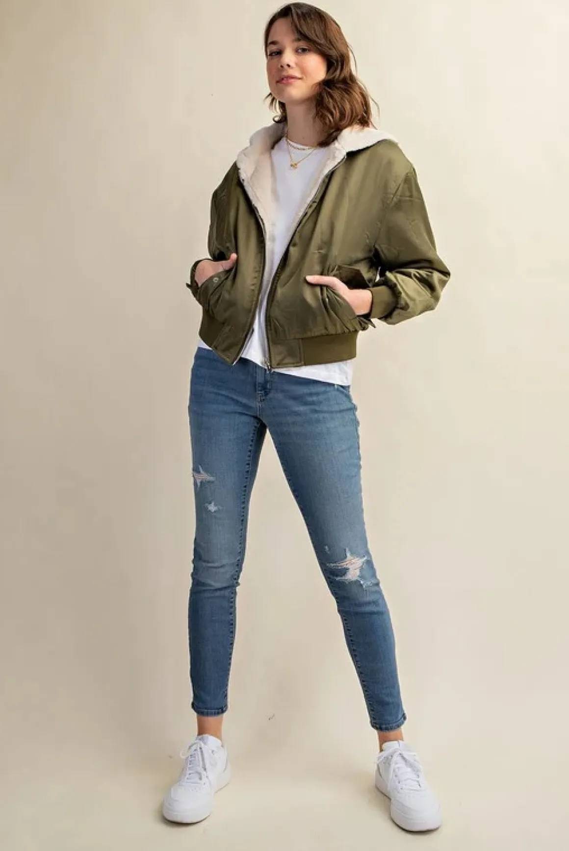 reversible_fur_lined_bomb_3.webp Reversible Fur Lined Bomber Jacket *Online Only*