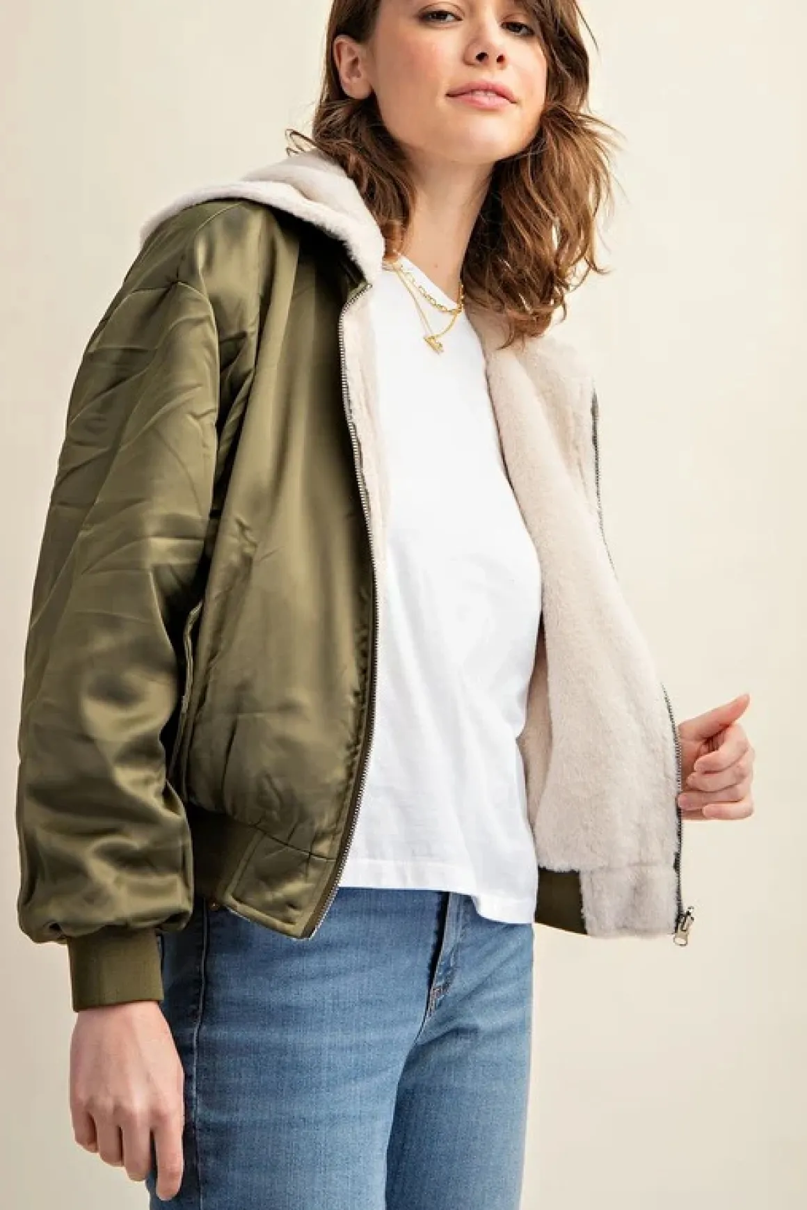 reversible_fur_lined_bomb_5.webp Reversible Fur Lined Bomber Jacket *Online Only*