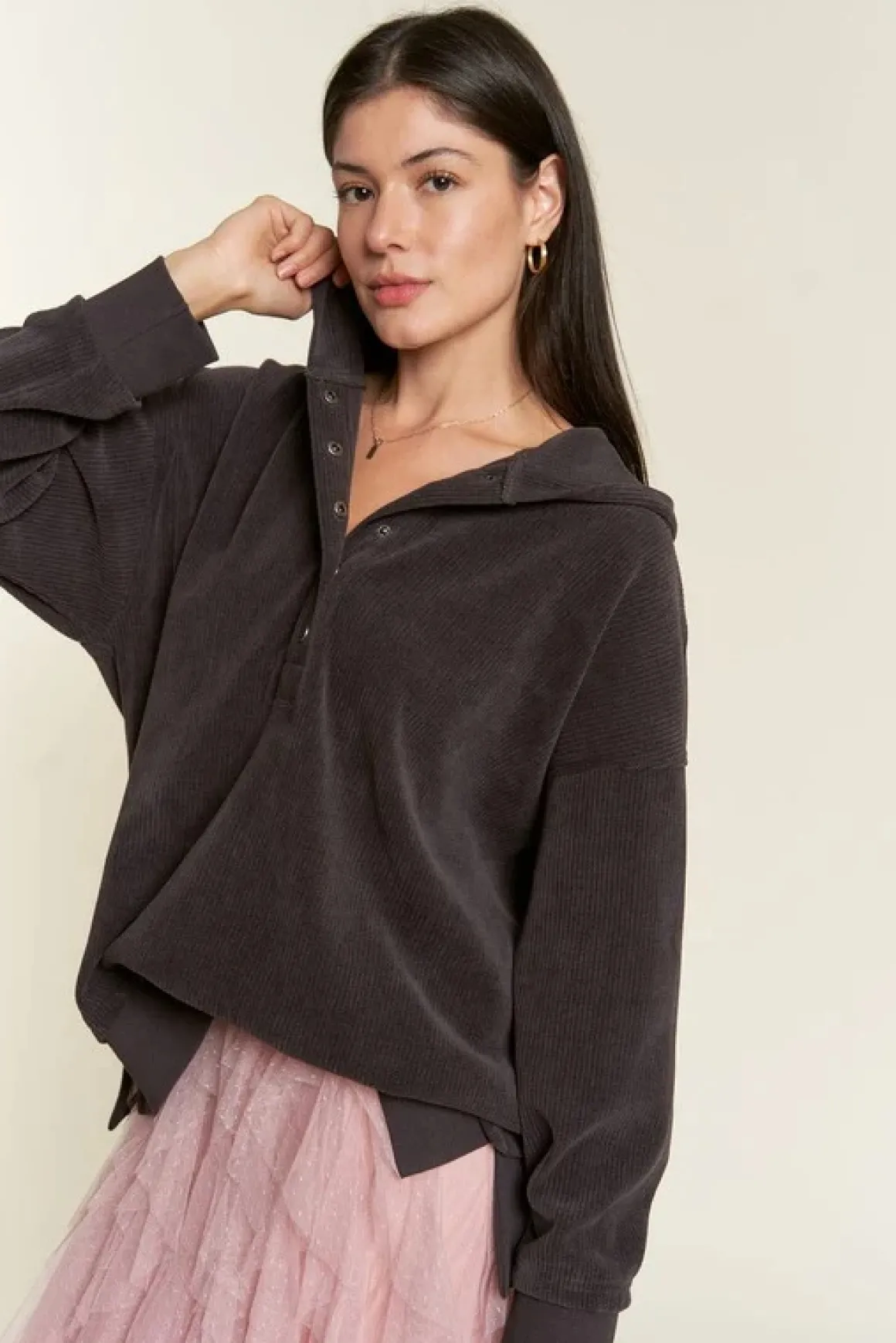 ribbed_hooded_sweatshirt__13.webp Ribbed Hooded Sweatshirt *Online Only*