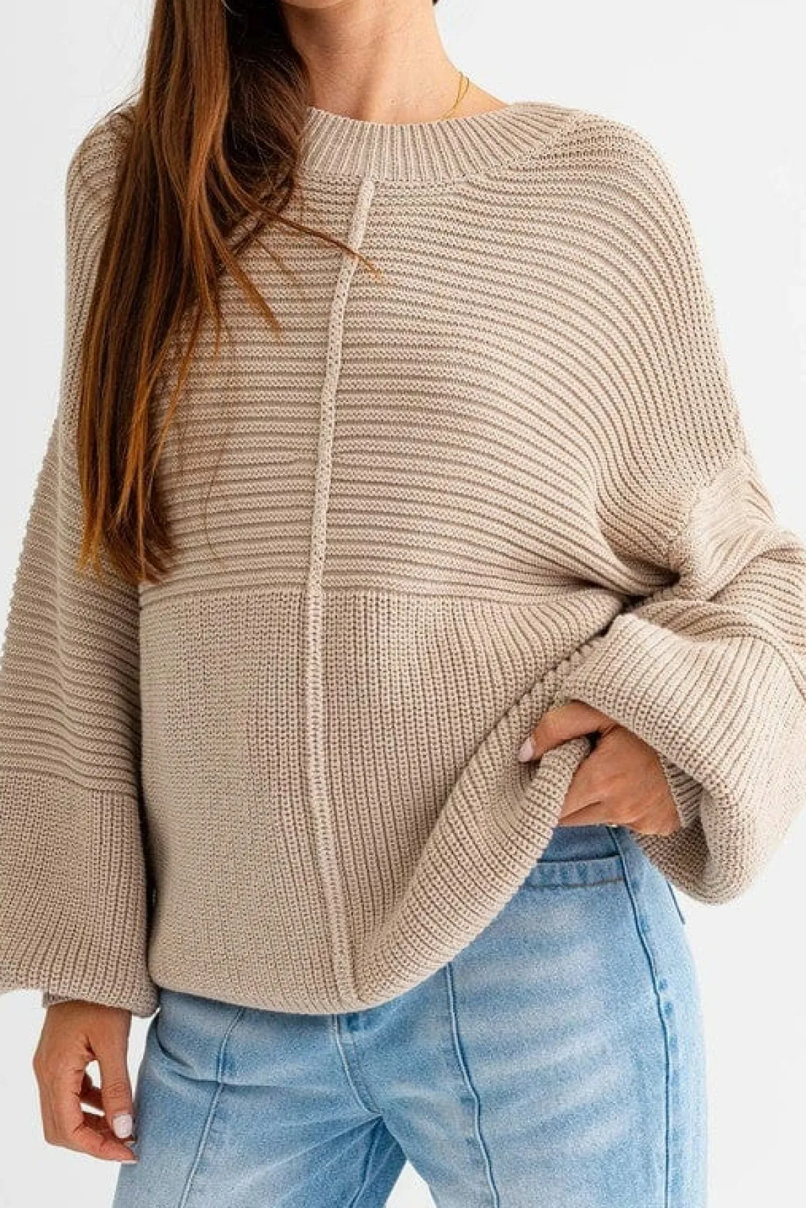 ribbed_knitted_sweater_on_5.webp Ribbed Knitted Sweater *Online Only*