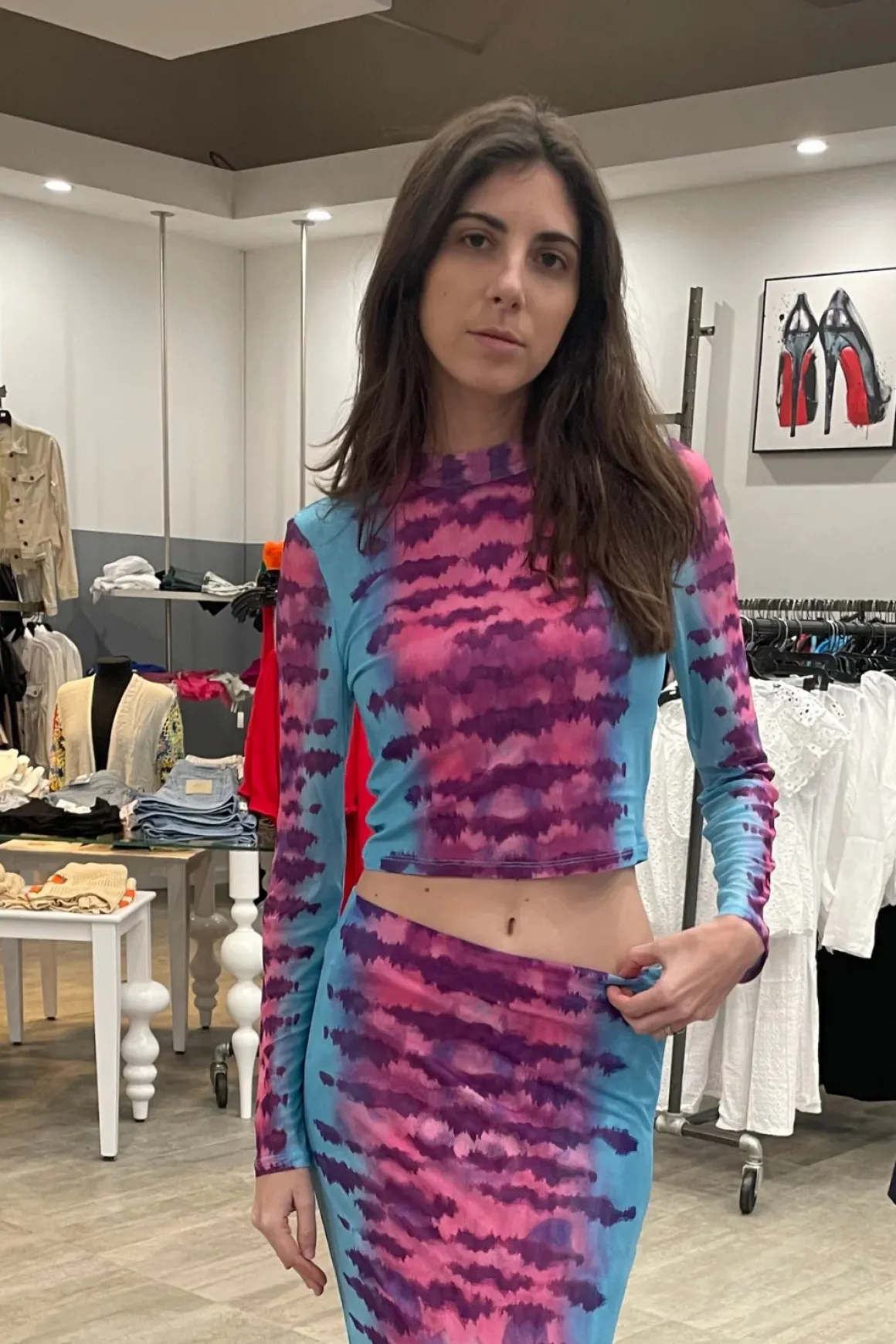 Rococo Sand Opal Crop Top *Final Sale*