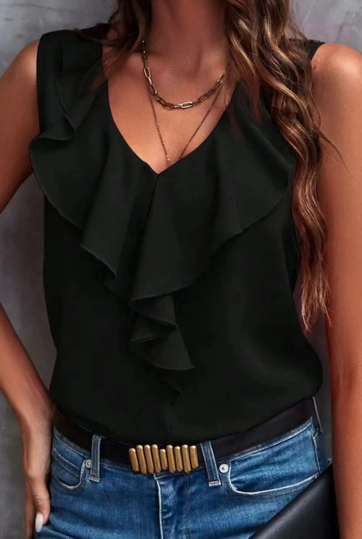 ruffle_neck_top_online_on_3.webp Ruffle Neck Top *Online Only*