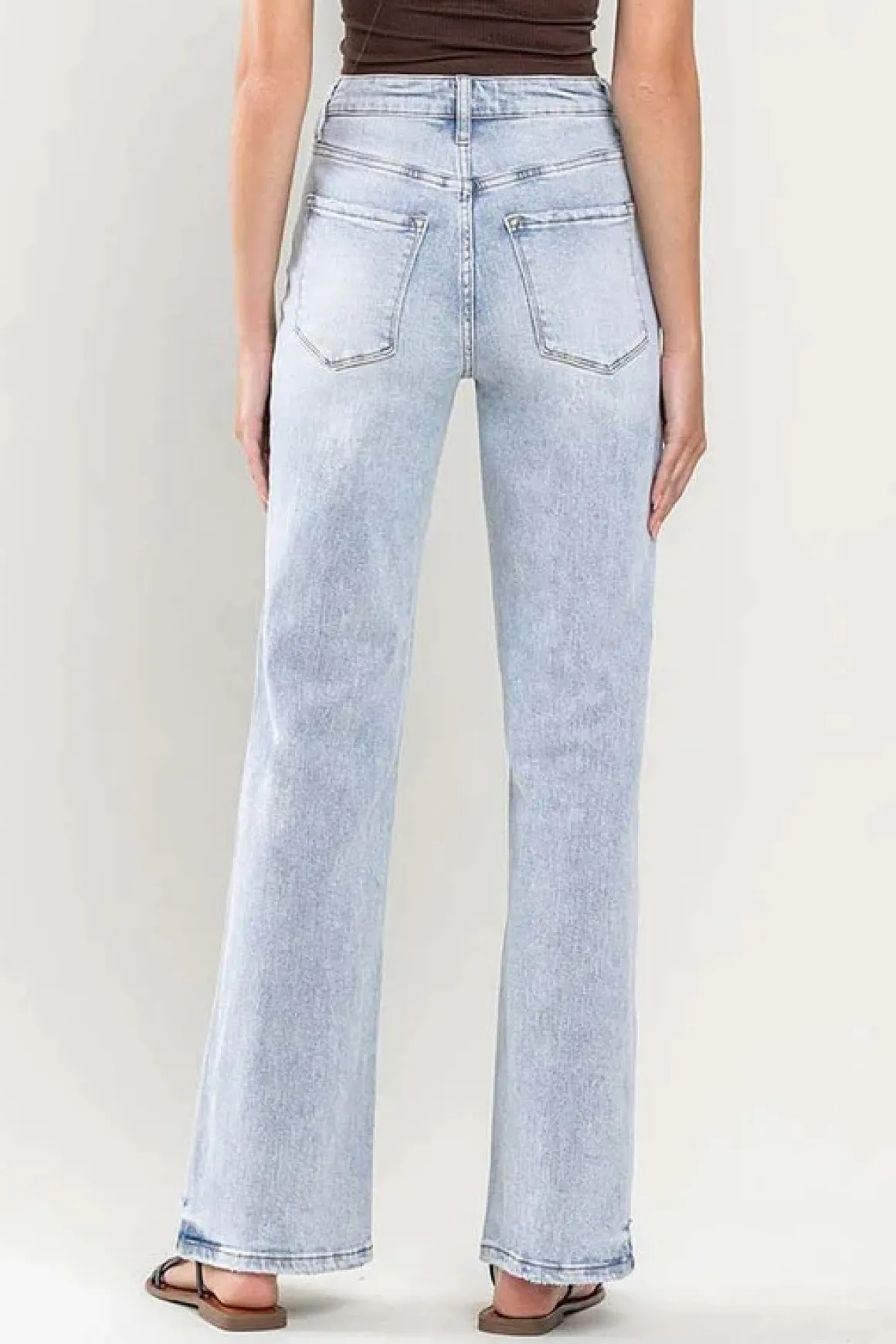 90s Vintage Super High Rise Flare Jeans *Online Only*