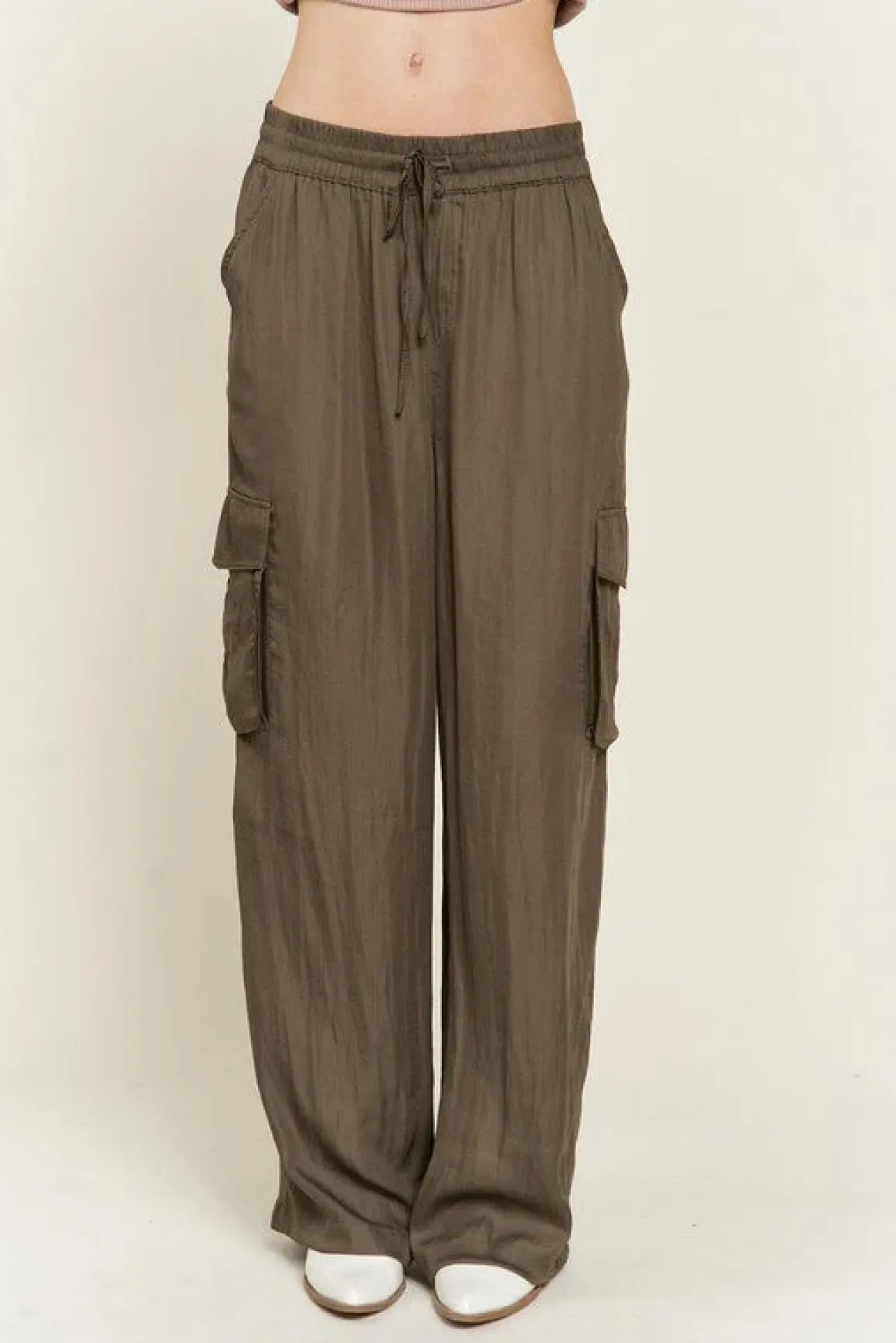 SATIN CARGO PANTS  *Online Only*