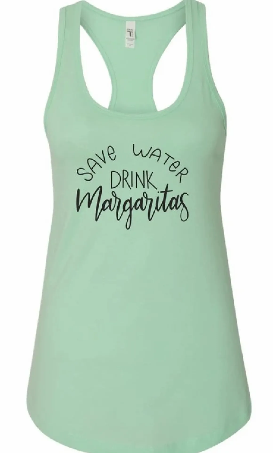 Save Water Drink Margaritas Summer Graphic Tank *Online Only*