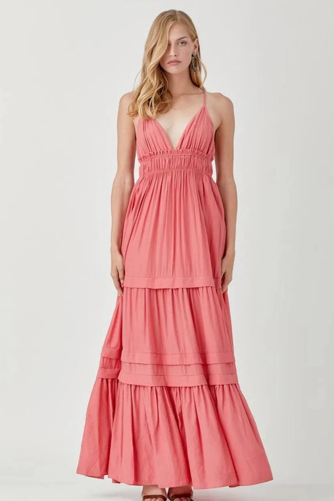 shirred_ruffle_folded_det_8.webp Shirred Ruffle Folded Detail Maxi Dress *Online Only*