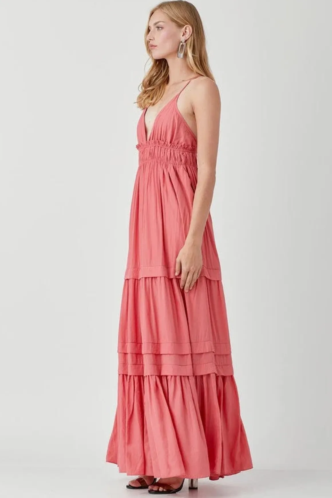 shirred_ruffle_folded_det_9.webp Shirred Ruffle Folded Detail Maxi Dress *Online Only*