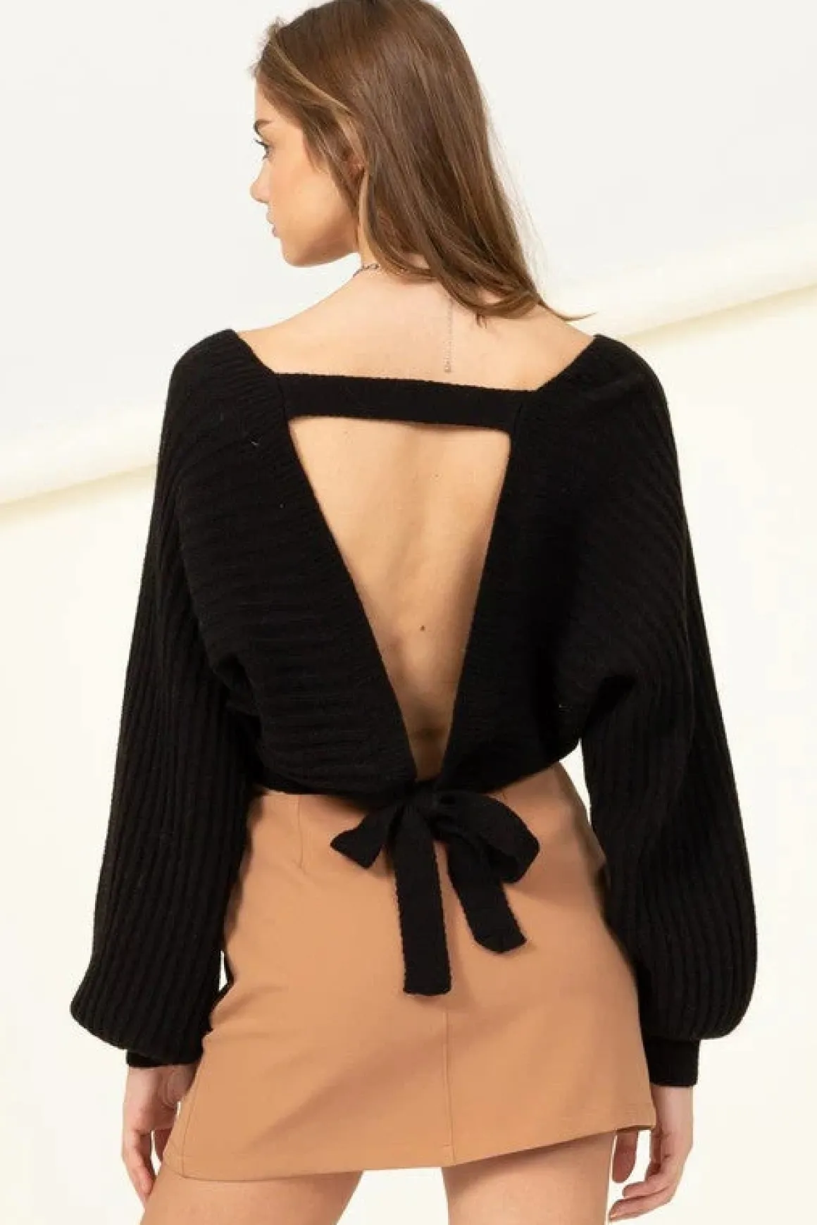 simply_stunning_tieback_c_8.webp Simply Stunning Tie-Back Cropped Sweater Top *Online Only*