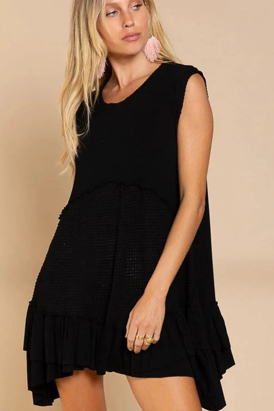 sleeveless_ruffle_hem_dre_5.webp Sleeveless Ruffle Hem Dress *Online Only*