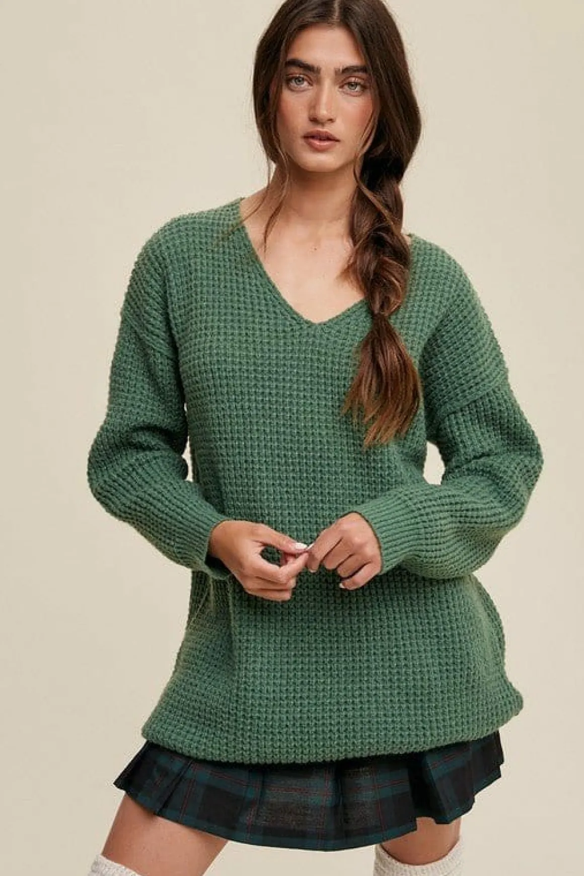 slouchy_vneck_ribbed_knit_3.webp Slouchy V-neck Ribbed Knit Sweater *Online Only*