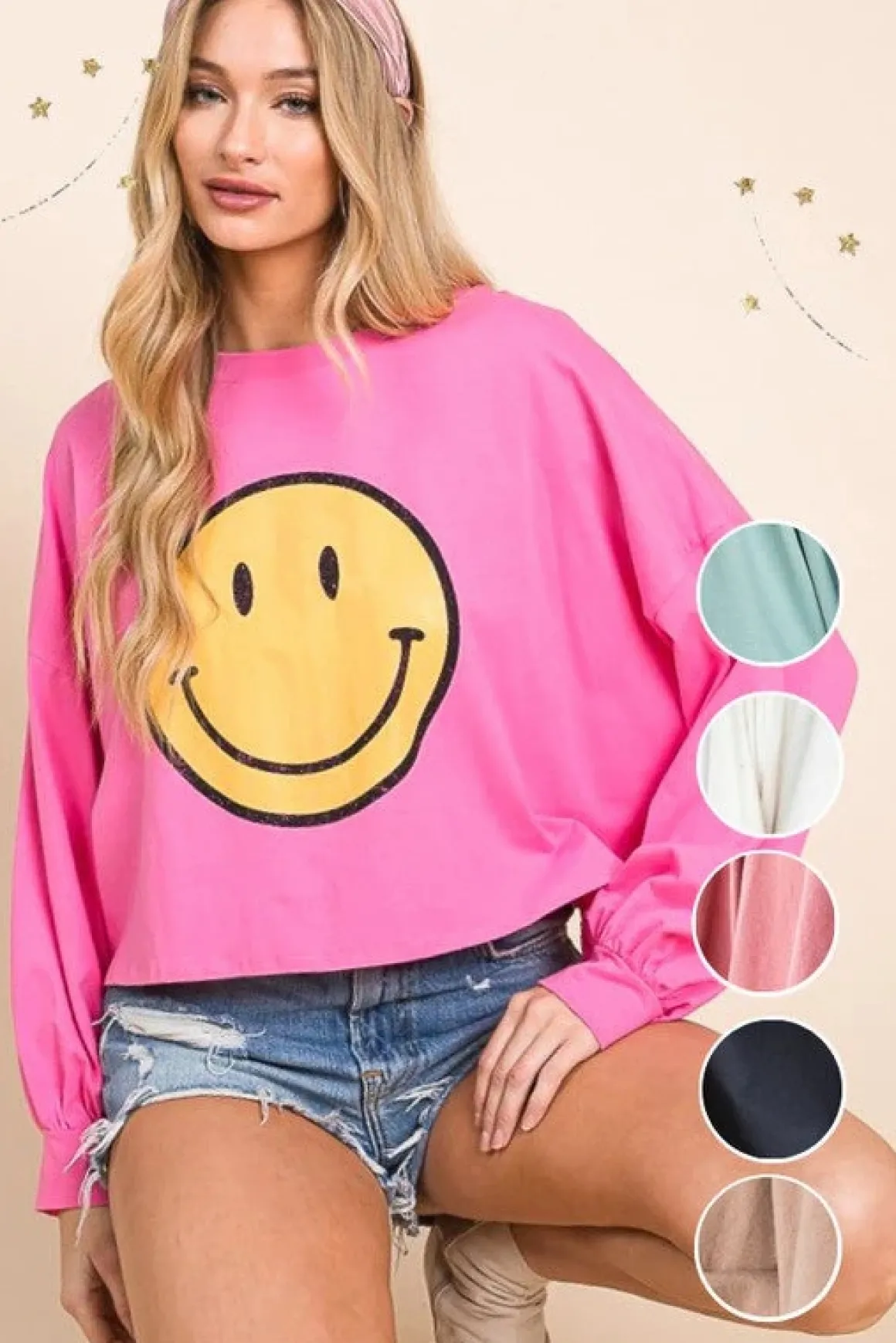 smiley_face_long_sleeve_c_16.webp SMILEY FACE LONG SLEEVE CROP TOP *Online Only*
