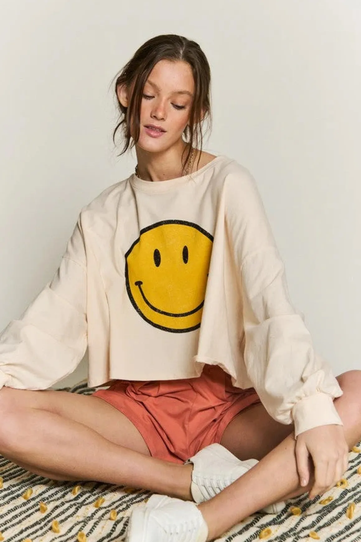 smiley_face_long_sleeve_c_2.webp SMILEY FACE LONG SLEEVE CROP TOP *Online Only*