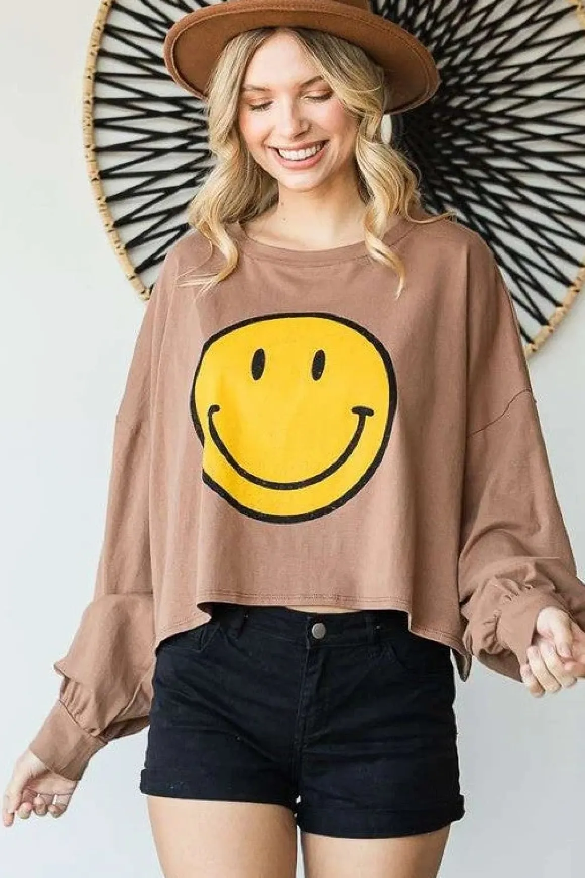 smiley_face_long_sleeve_c_6.webp SMILEY FACE LONG SLEEVE CROP TOP *Online Only*