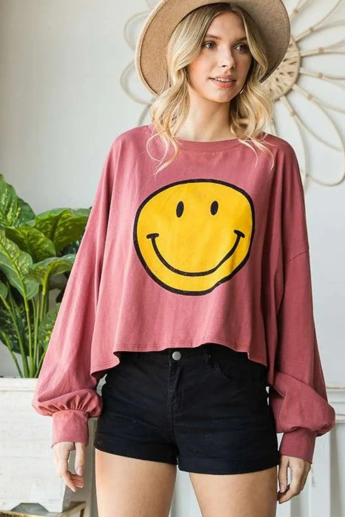 smiley_face_long_sleeve_c_9.webp SMILEY FACE LONG SLEEVE CROP TOP *Online Only*