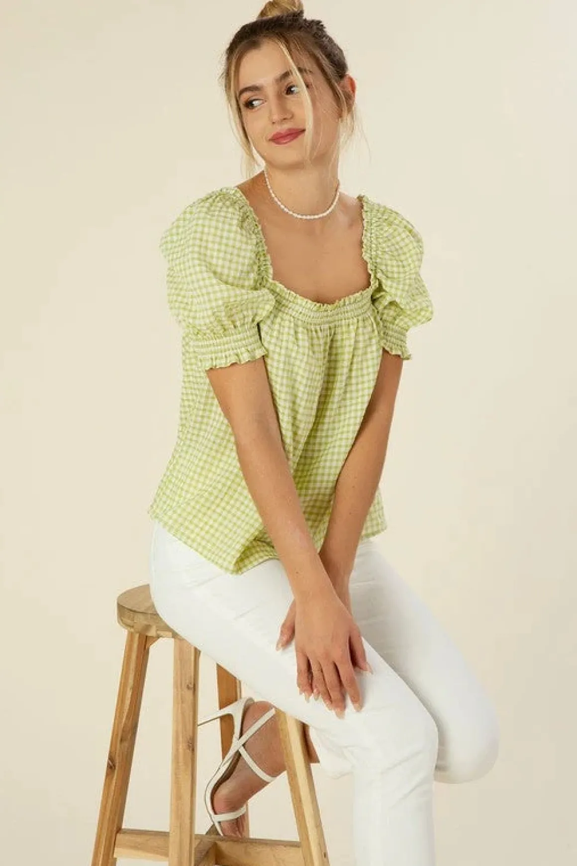 smocked_blouse_with_puff__2.webp Smocked blouse with puff sleeve
