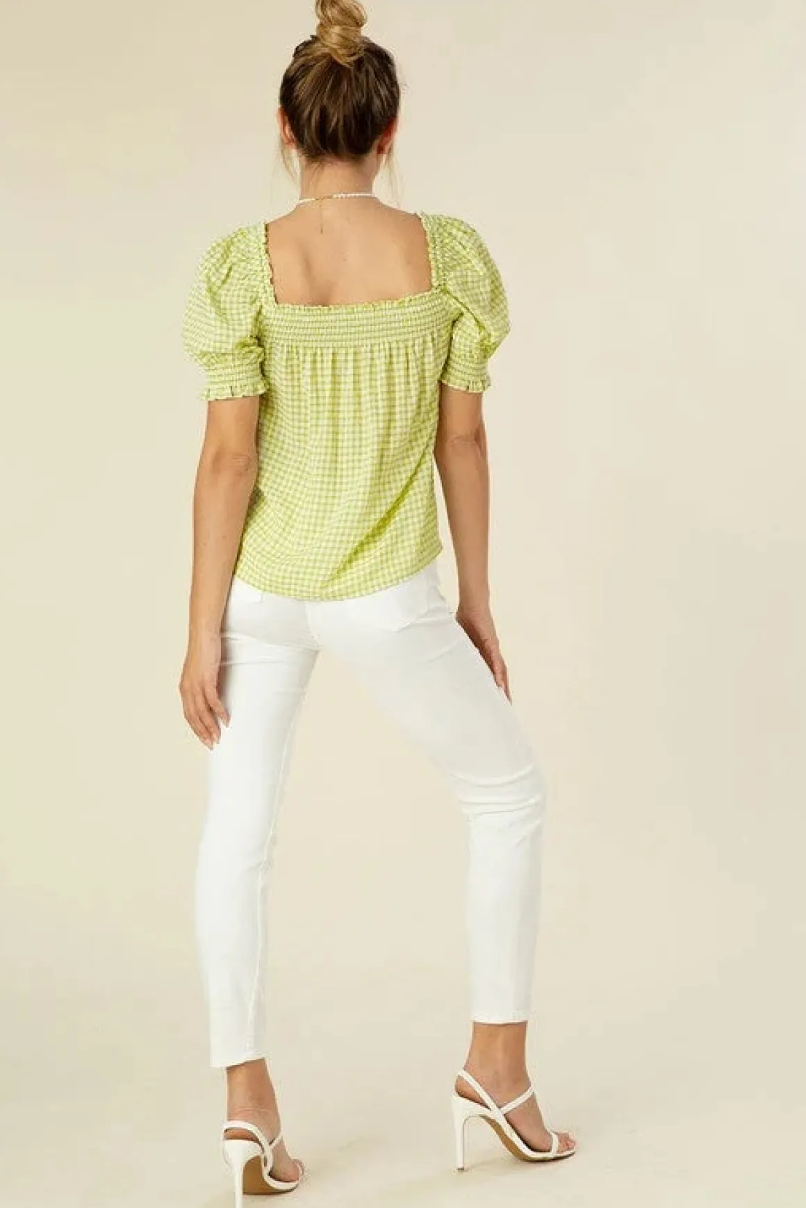 smocked_blouse_with_puff__5.webp Smocked blouse with puff sleeve