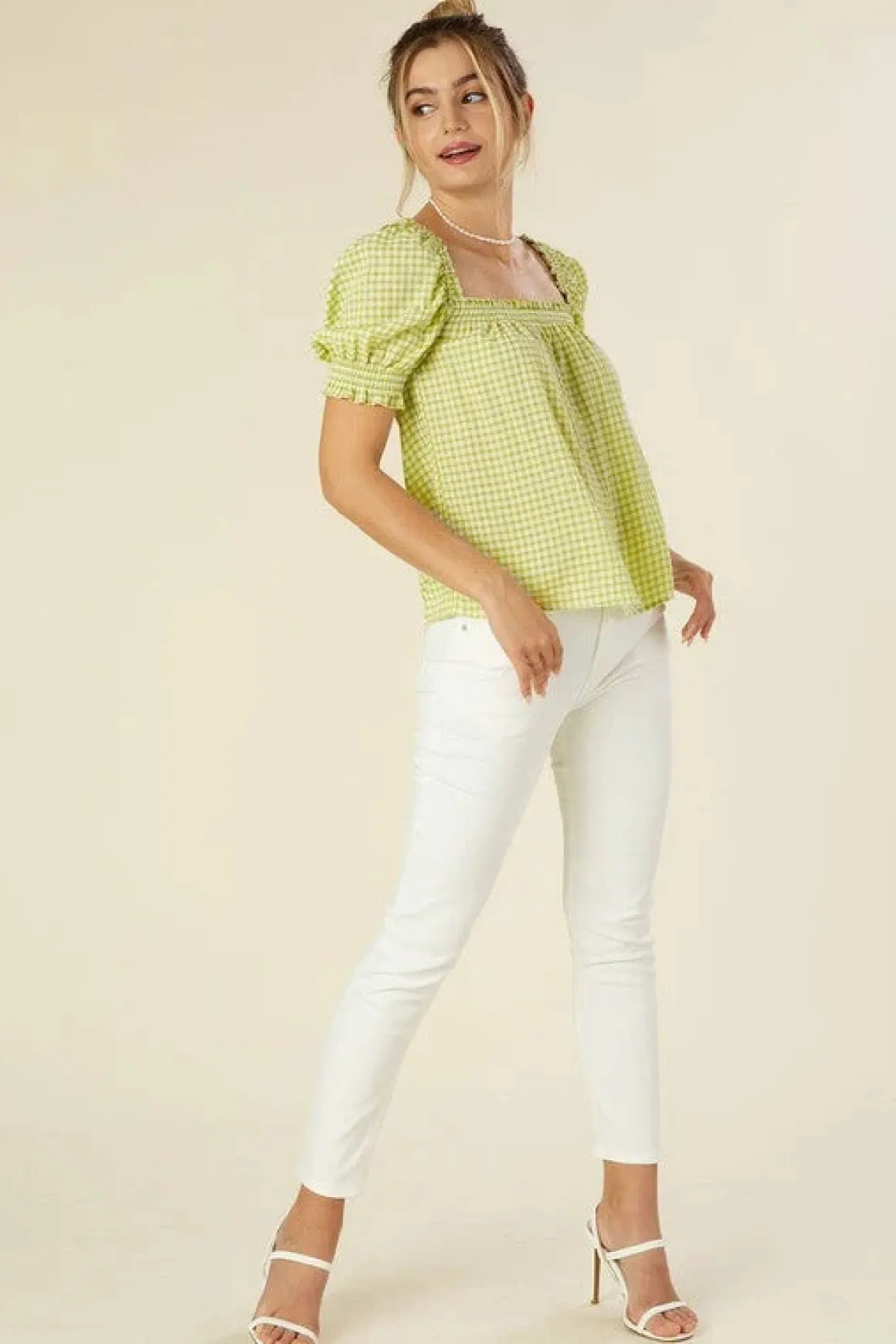 smocked_blouse_with_puff__7.webp Smocked blouse with puff sleeve
