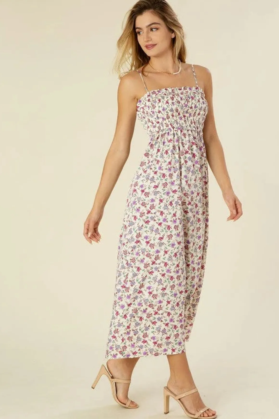 Smocked cami maxi dress *Online Only*
