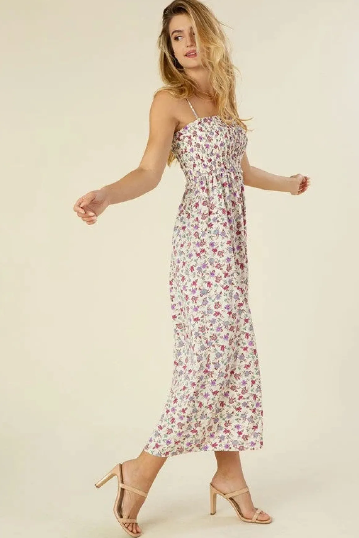 Smocked cami maxi dress *Online Only*