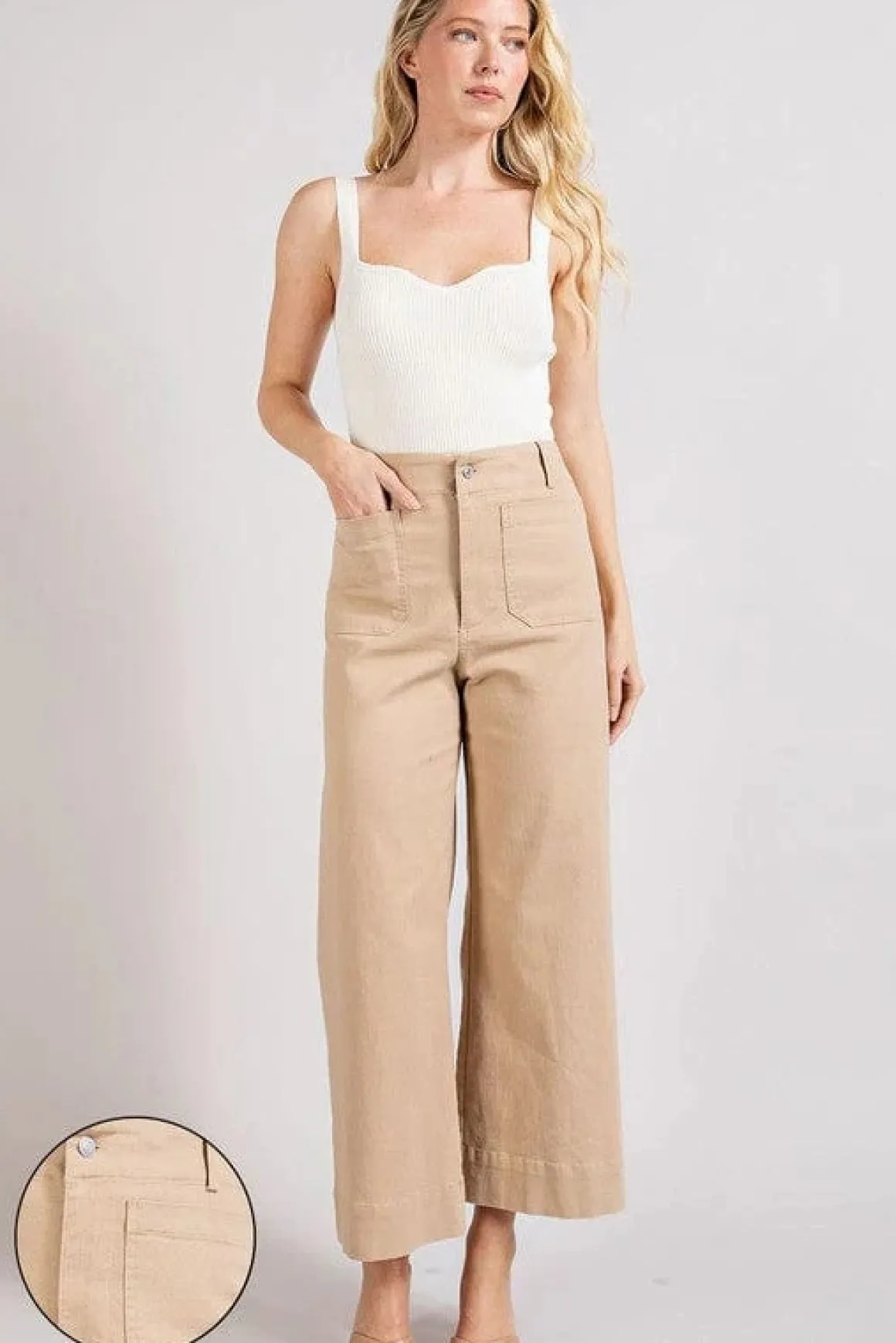 Soft Washed Wide Leg Pants *Online Only*