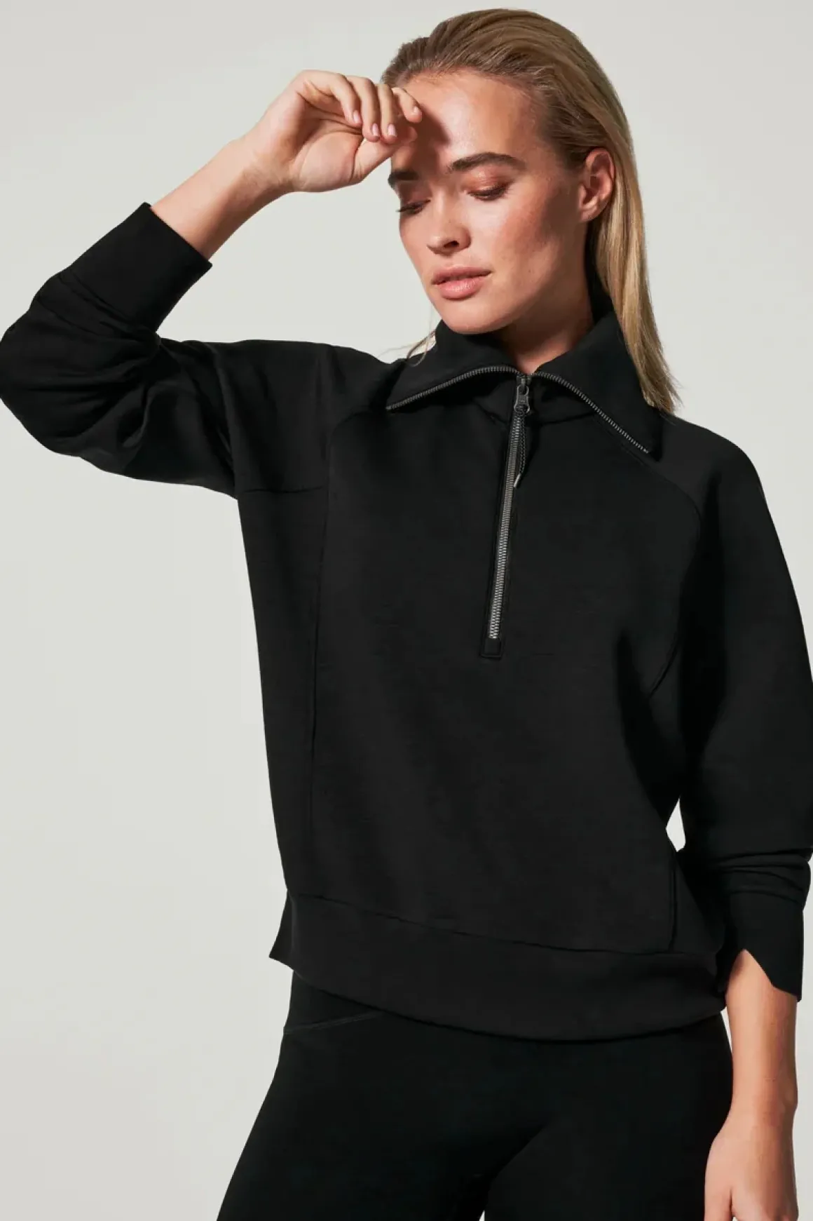 Spanx Air Essentials Half Zip Pullover