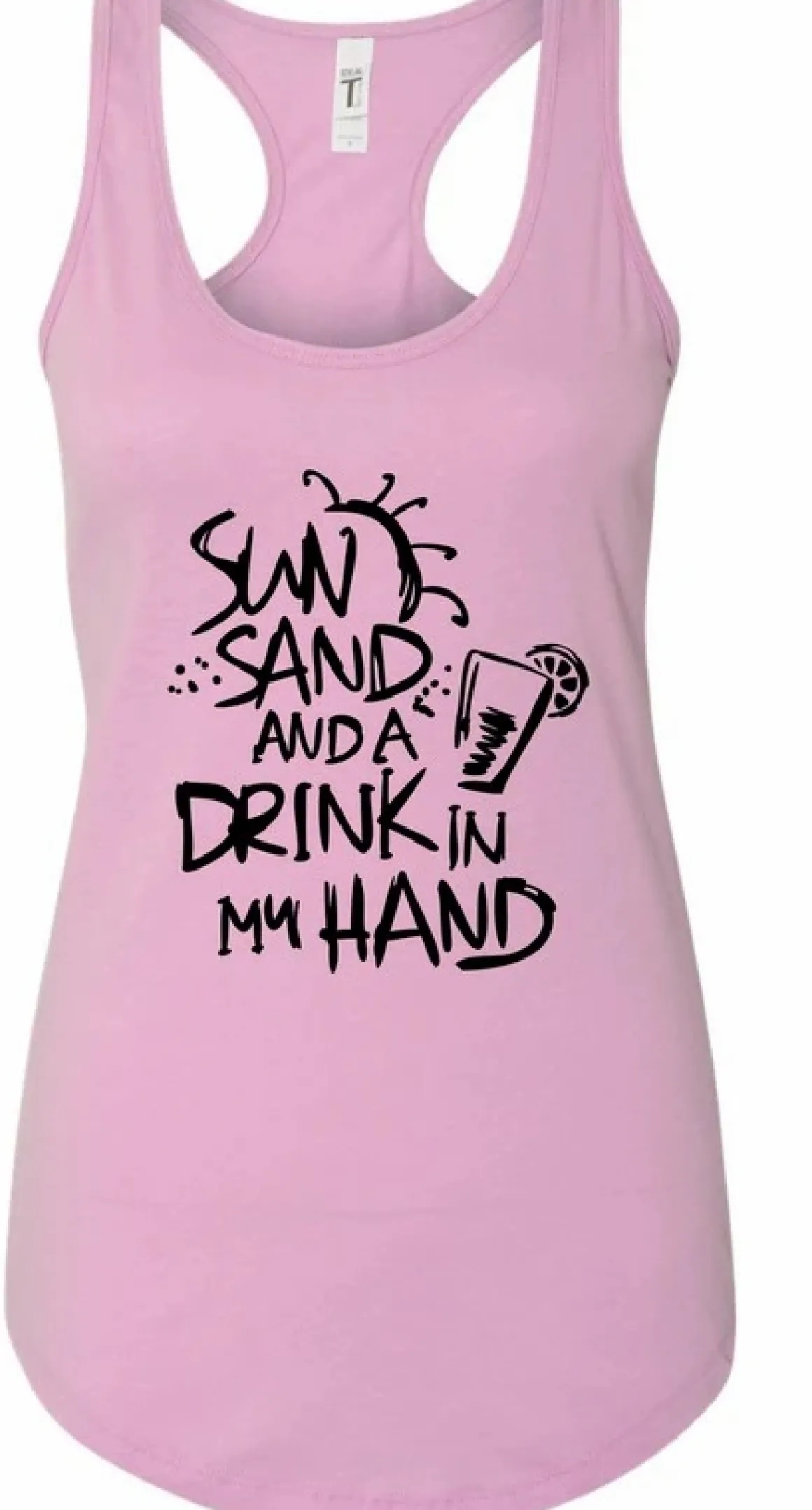 sun_sand_and_a_drink_in_h_6.webp Sun Sand and a Drink in Hand Summer Graphic Tank *Online Only*