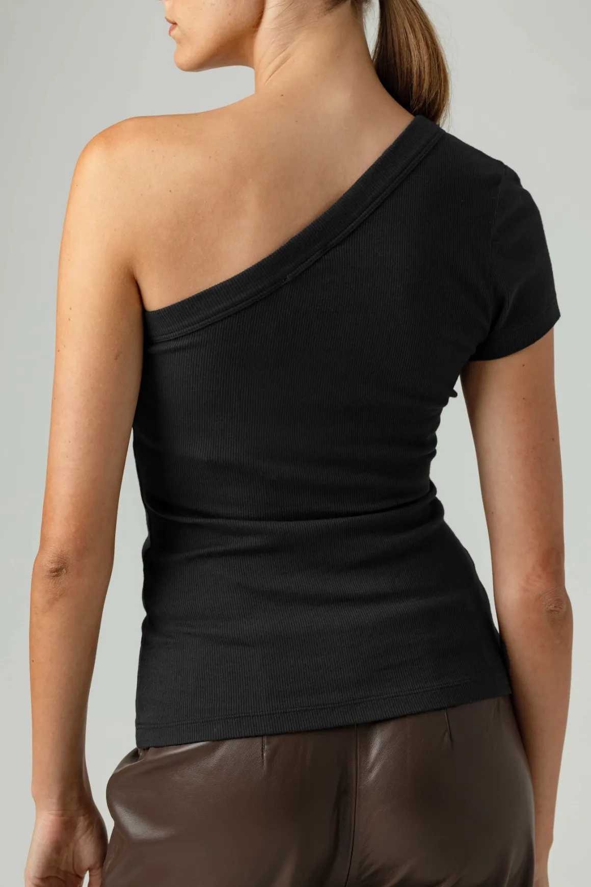 Sundays Delta One Shoulder Tee