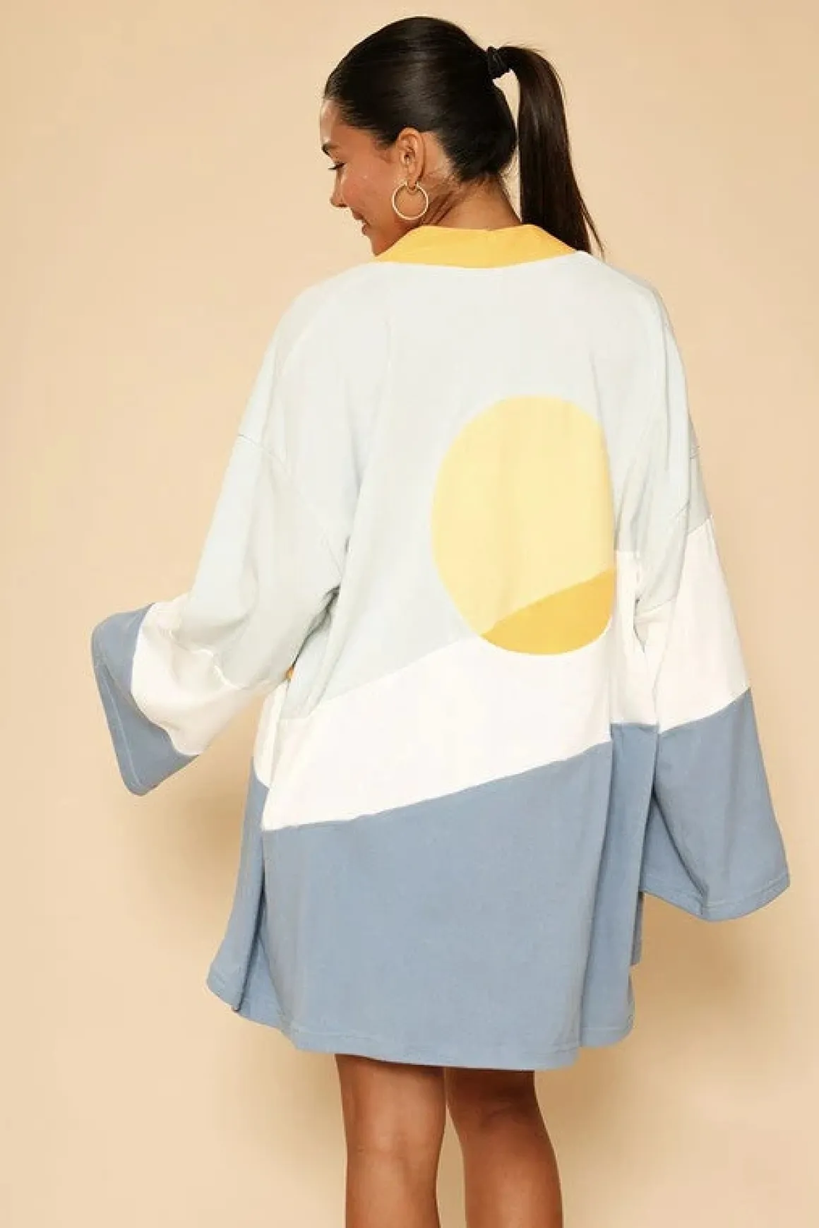 Sunset terry cloth novelty robe *Online Only*