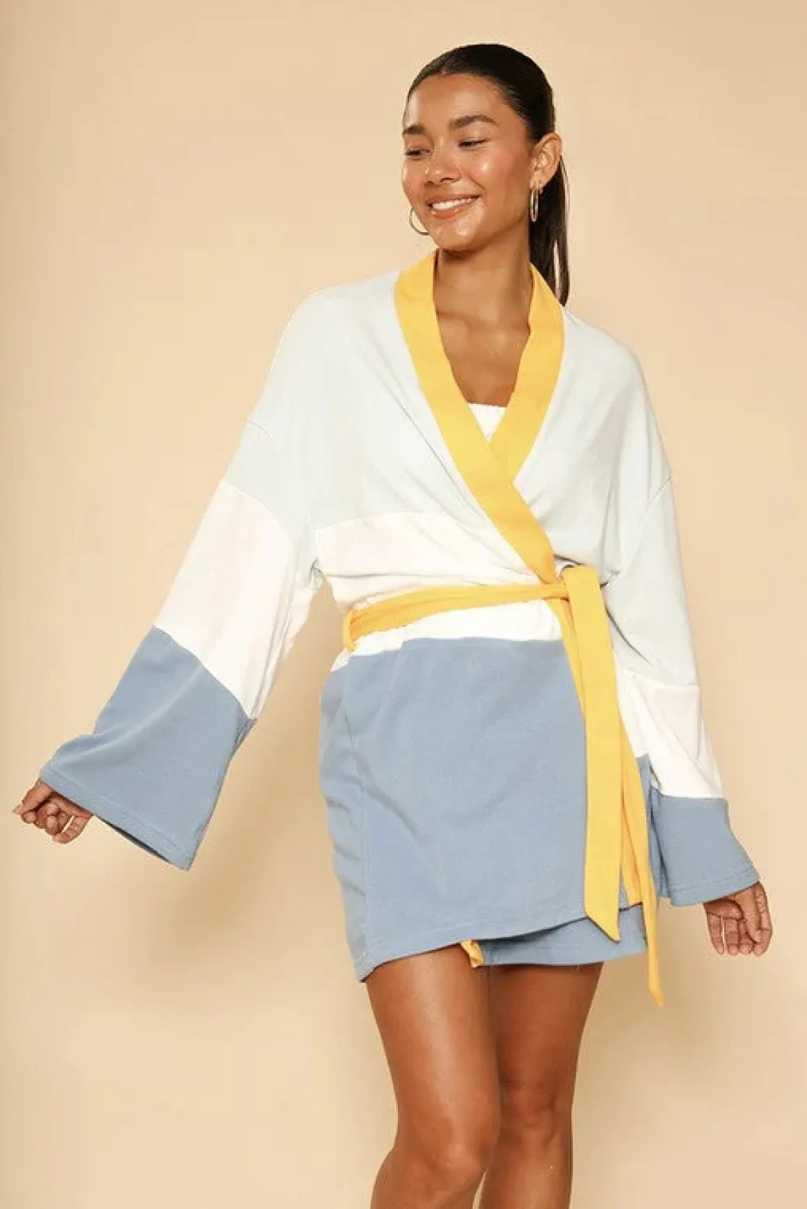 Sunset terry cloth novelty robe *Online Only*
