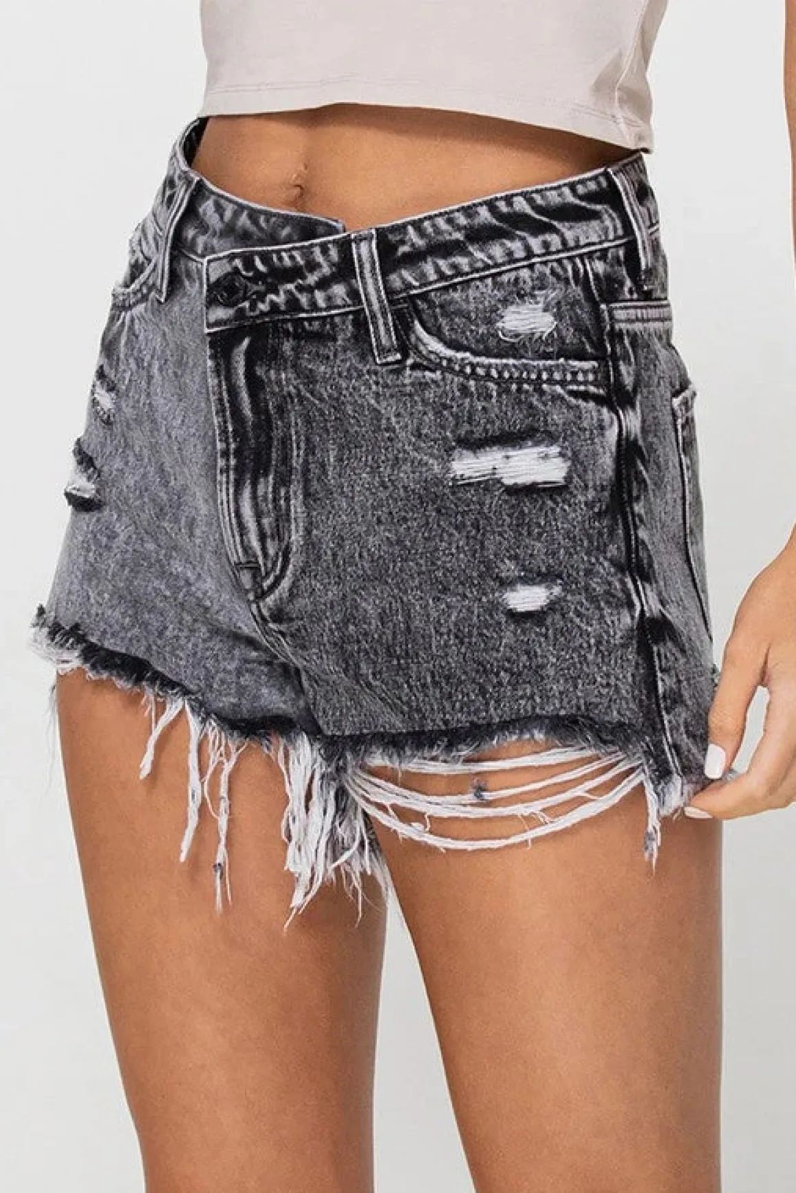 Super High Rise 2 Toned Shorts *Online Only*