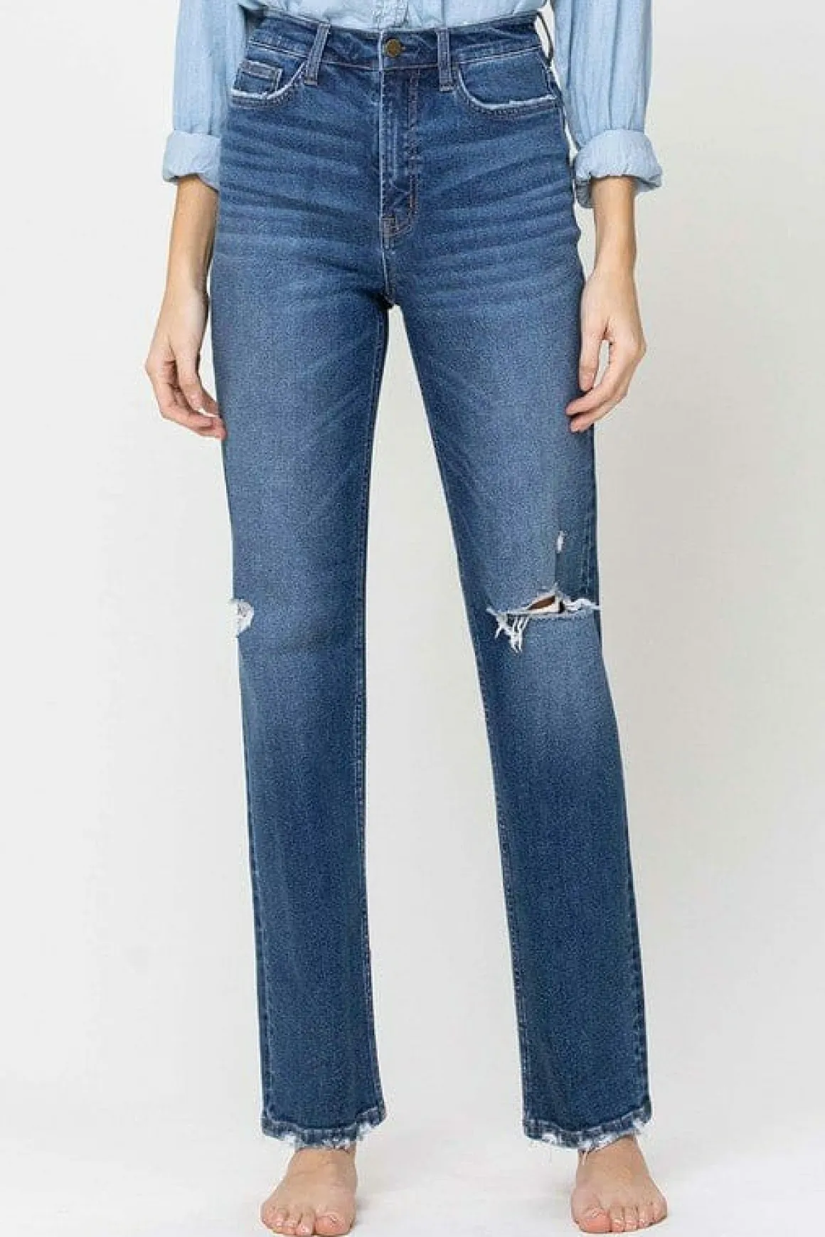 Super High Rise Straight Leg Jeans *Online Only*
