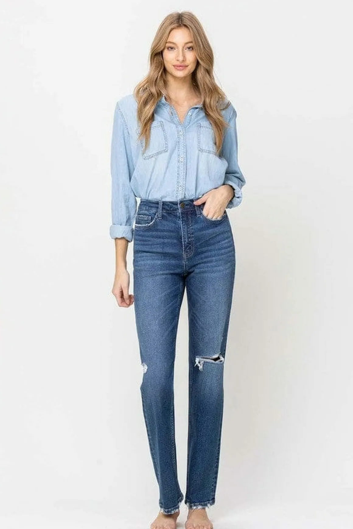 super_high_rise_straight__3.webp Super High Rise Straight Leg Jeans *Online Only*