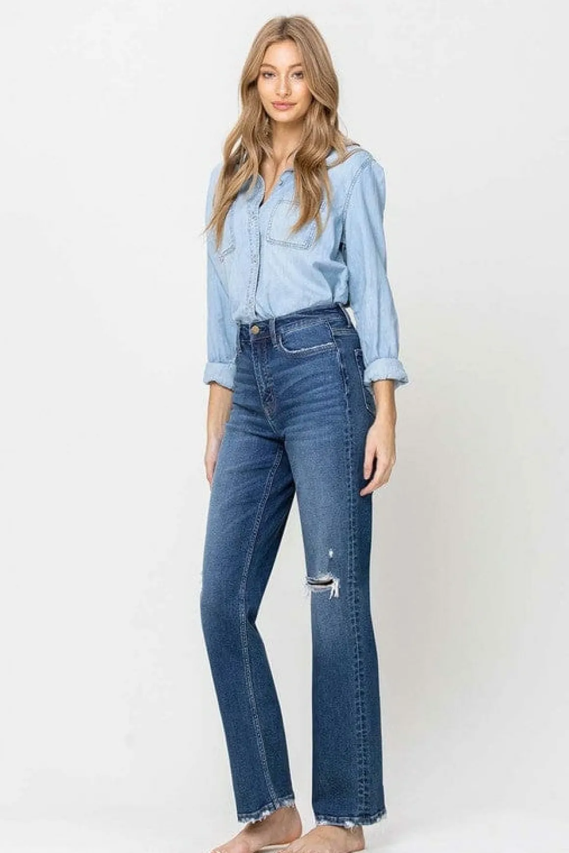 super_high_rise_straight__8.webp Super High Rise Straight Leg Jeans *Online Only*