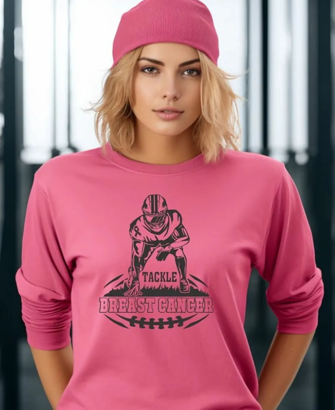 Tackle Breast Cancer Long Sleeve Tee *Online Only*