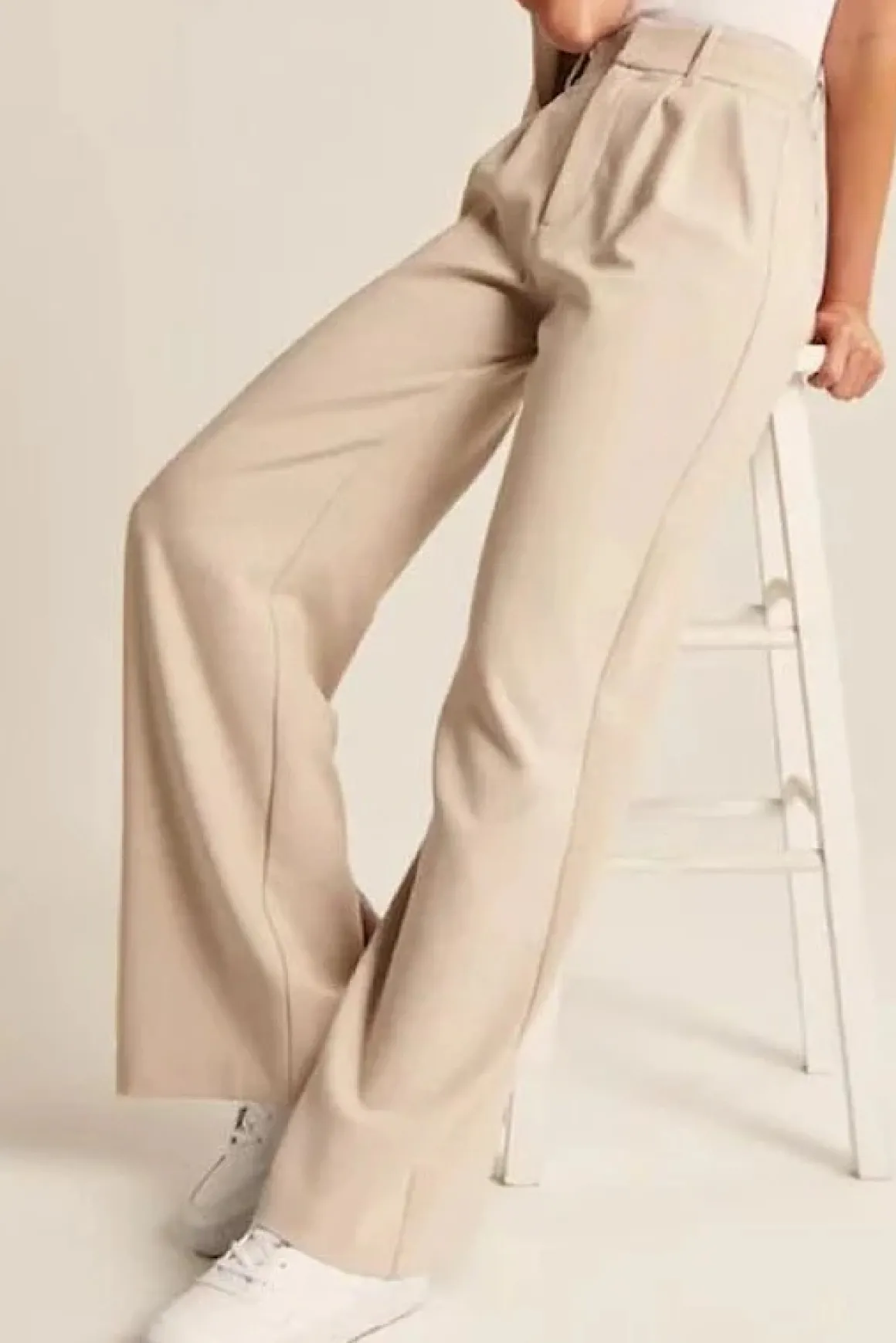 Tailored Wide Leg Pants *Online Only*