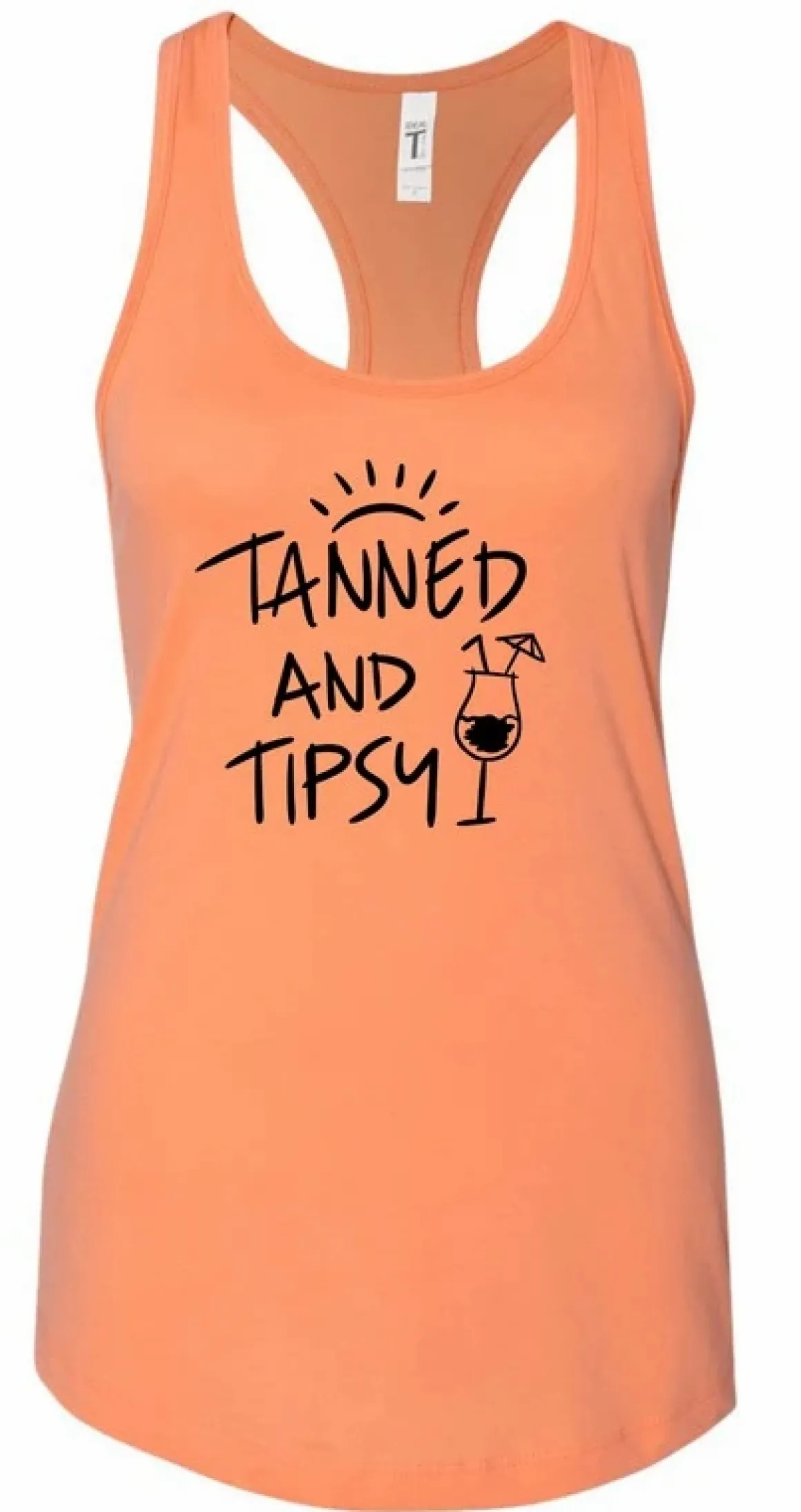 Tanned and Tipsy Summer Graphic Tank *Online Only*