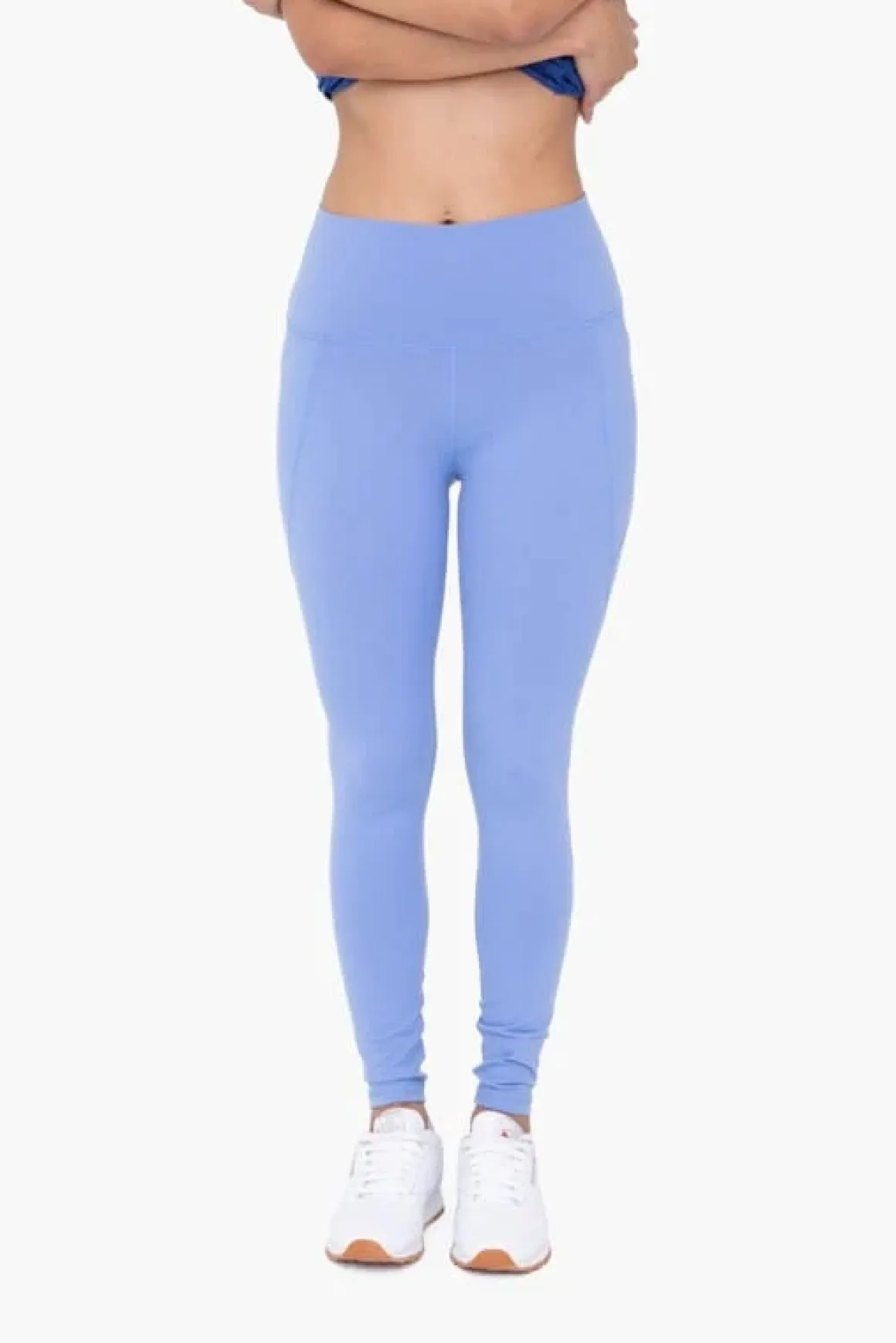 Tapered Band Essential Solid Highwaist Leggings *Online Only*