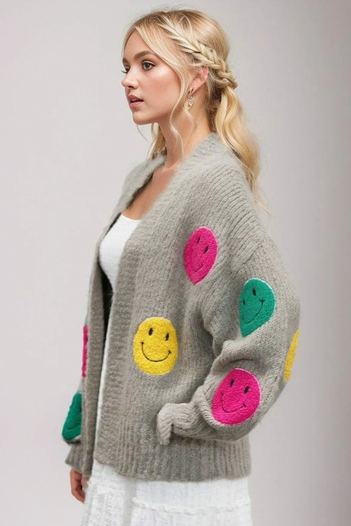the_fuzzy_smile_long_bell_15.webp The Fuzzy Smile Long Bell Sleeve Knit Cardigan