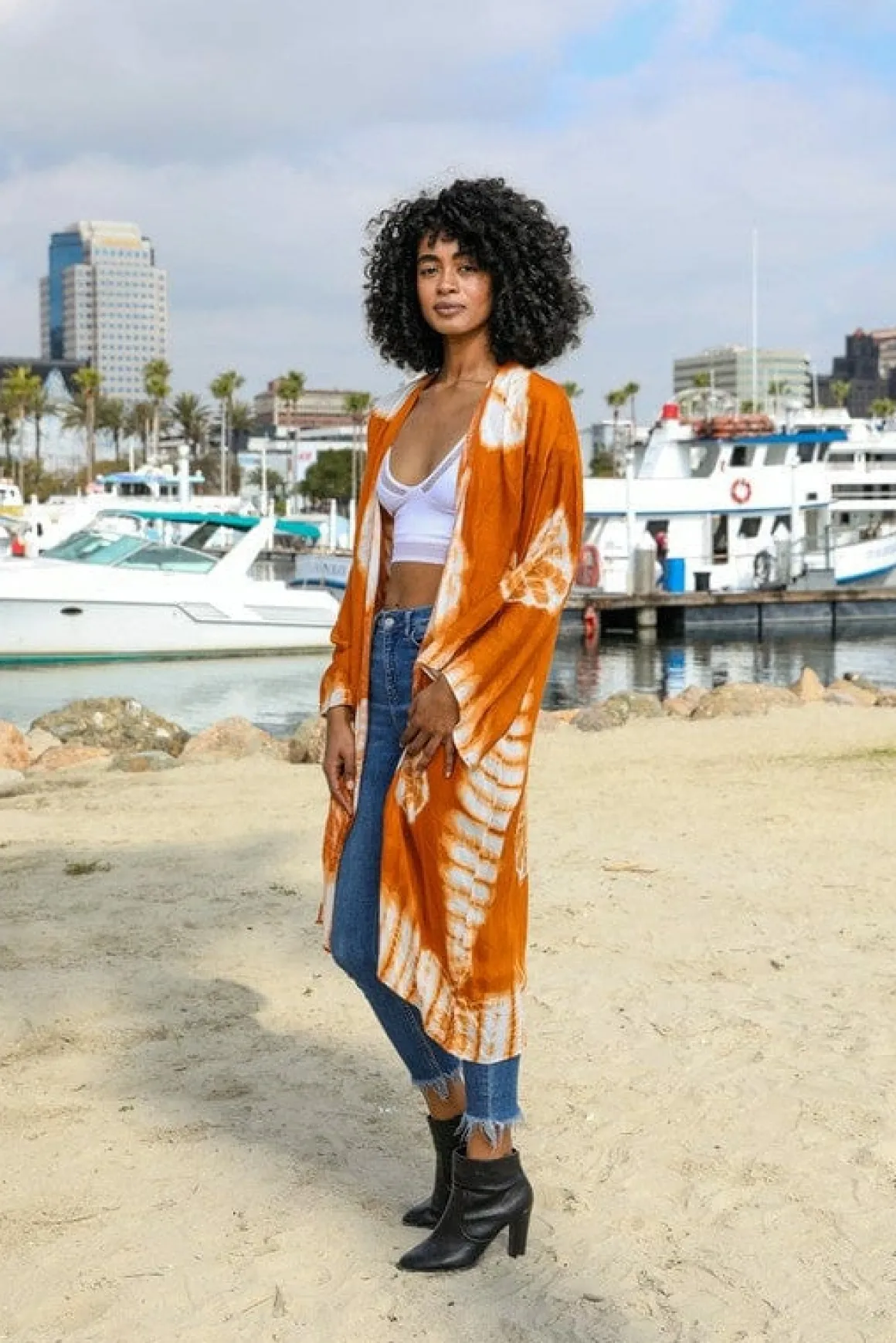 tiedye_longline_kimono_wi_6.webp Tie-Dye Longline Kimono with Full Sleeves *Online Only*