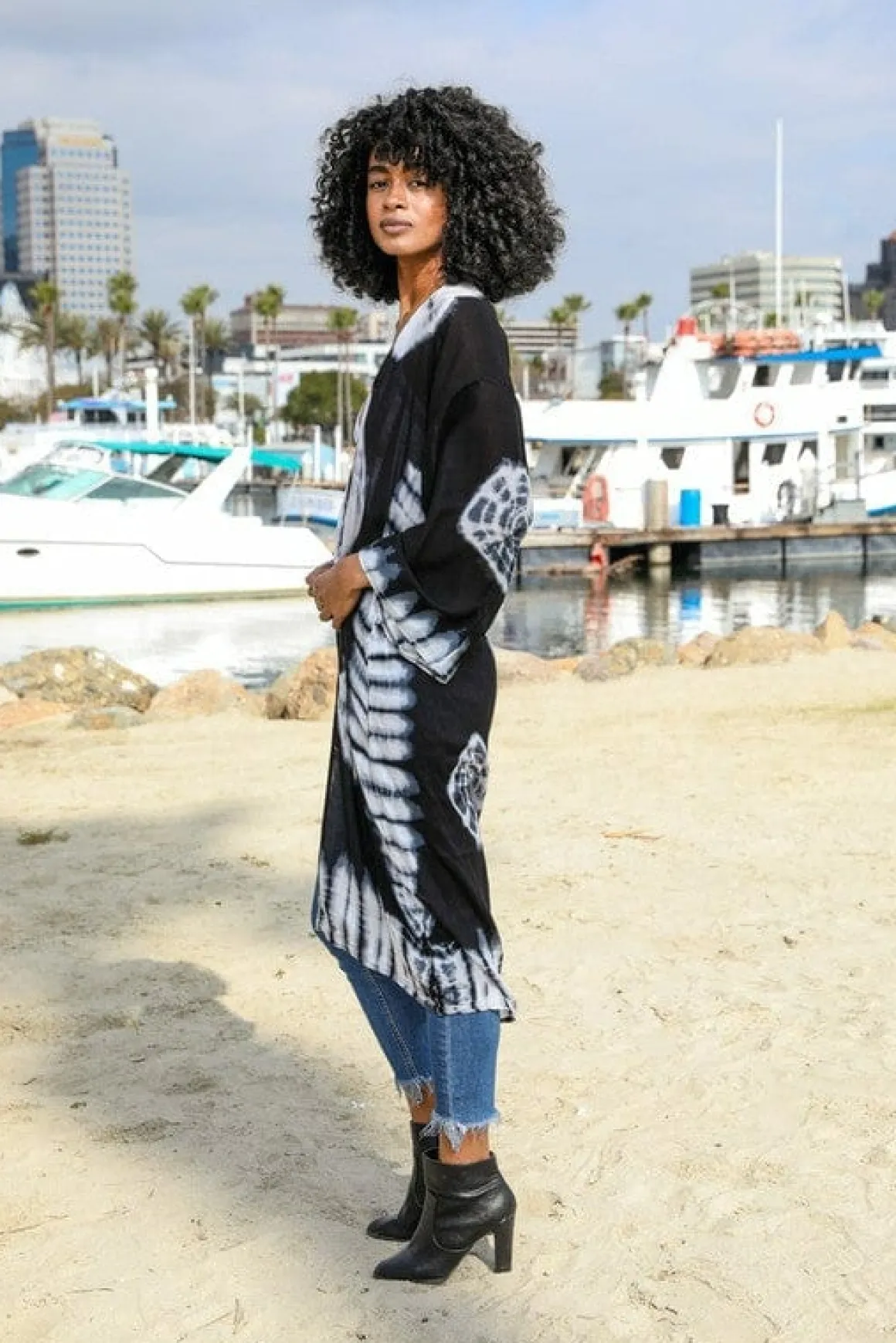 tiedye_longline_kimono_wi_8.webp Tie-Dye Longline Kimono with Full Sleeves *Online Only*