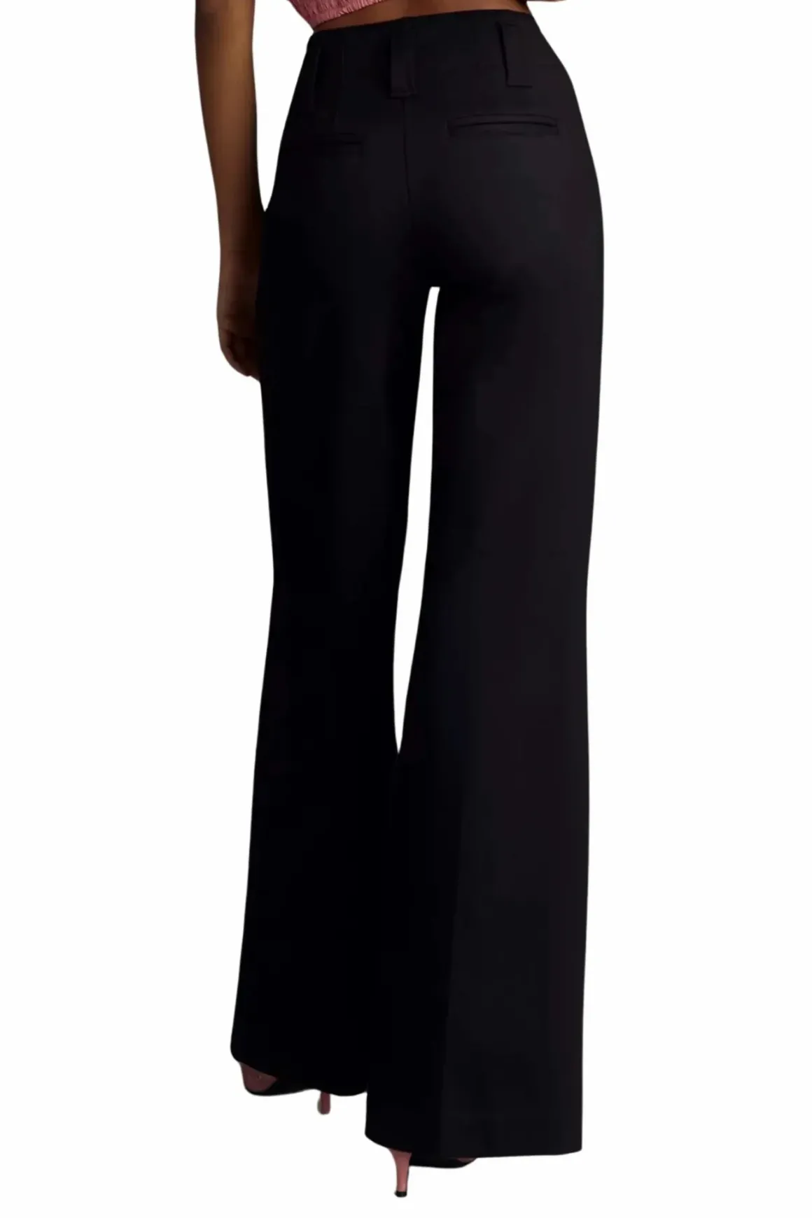 Tractr Wide Ankle Patch Pocket Pants