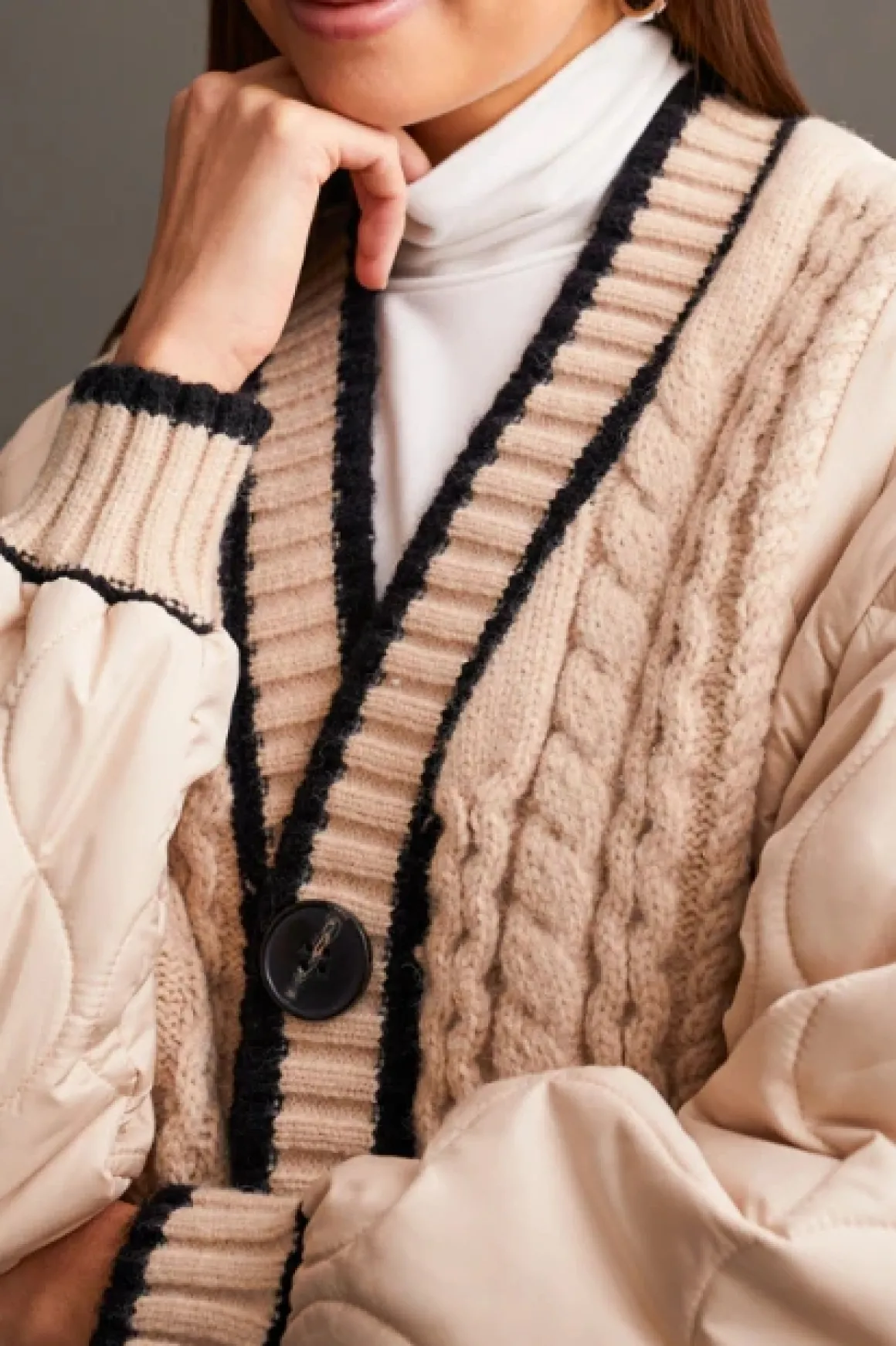 Tribal Quilted Cardigan