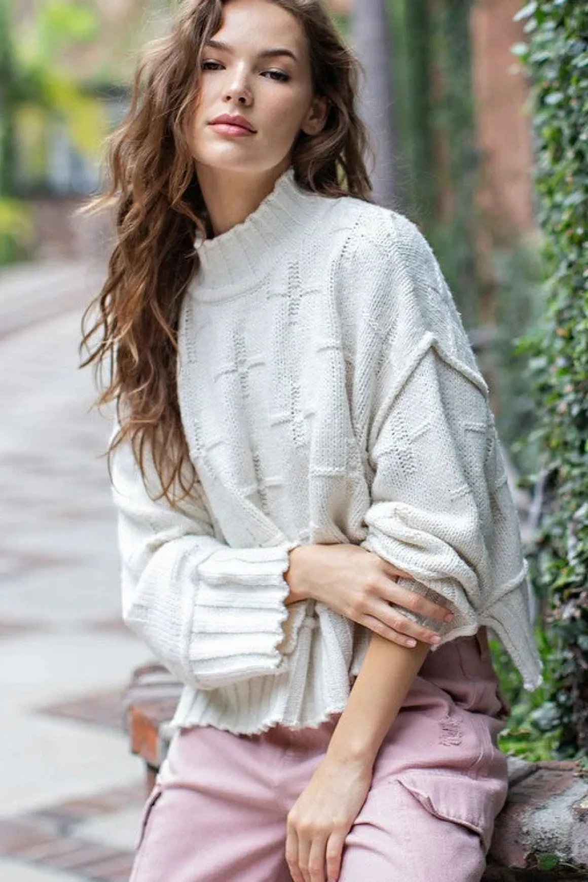 Turtle Neck Knit Top *Online Only*