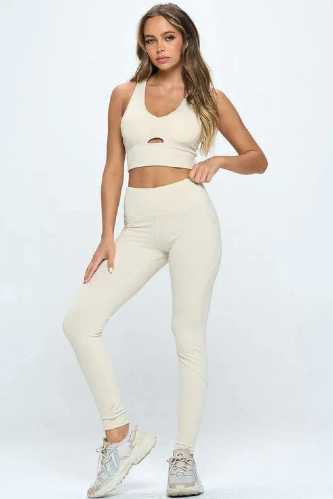 Two Piece Activewear Set with Cut-Out Detail  *Online Only*