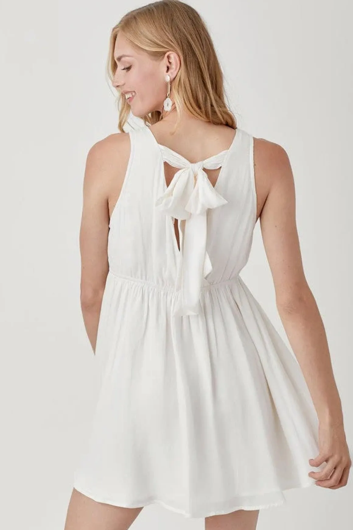 v_neck_smock_sleeveless_d_2.webp V Neck Smock Sleeveless Dress * Online Only*