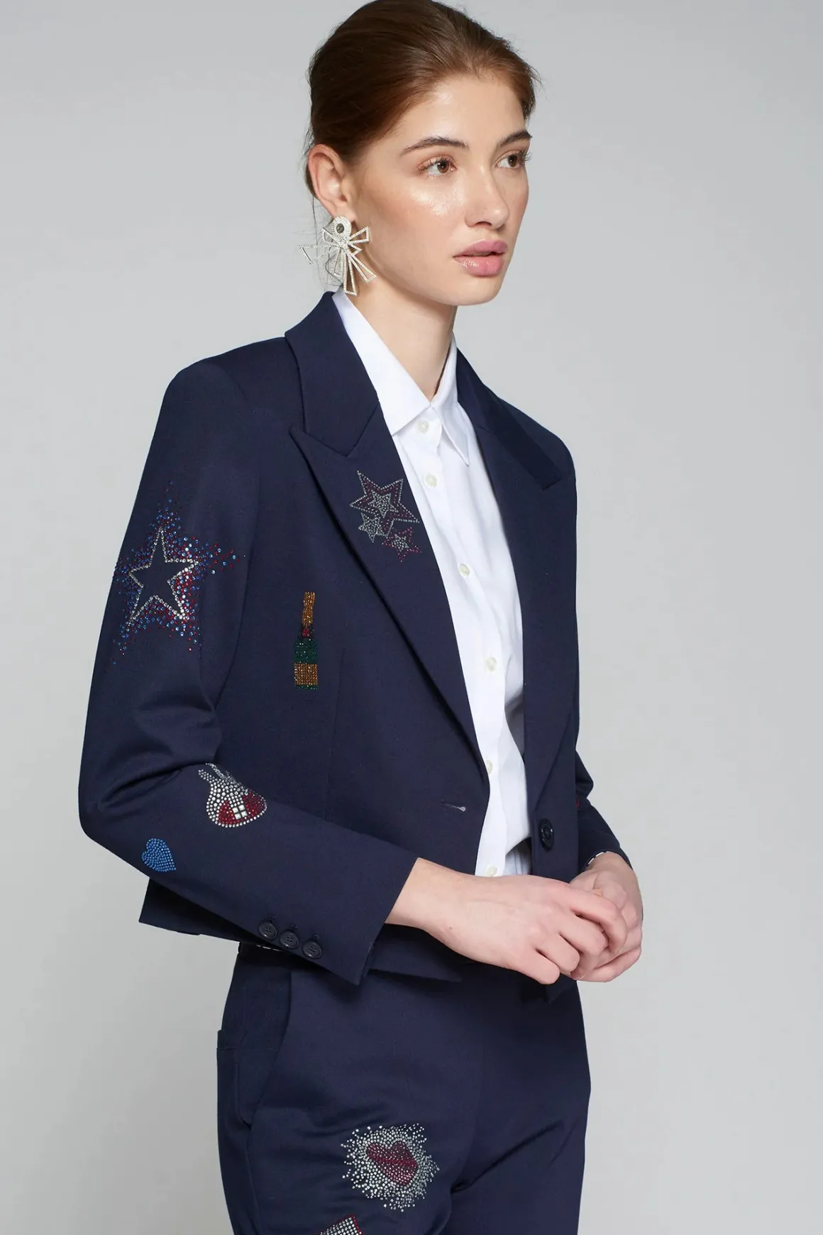 Vilagallo Kimmy Strass Jacket