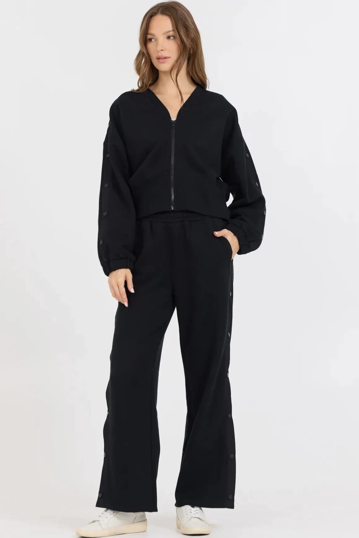 vintage_havana_fleece_sna_2-1.webp Vintage Havana Fleece Snap Sleeve Zip Up