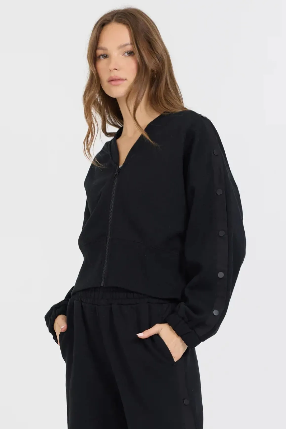 vintage_havana_fleece_sna_3-1.webp Vintage Havana Fleece Snap Sleeve Zip Up