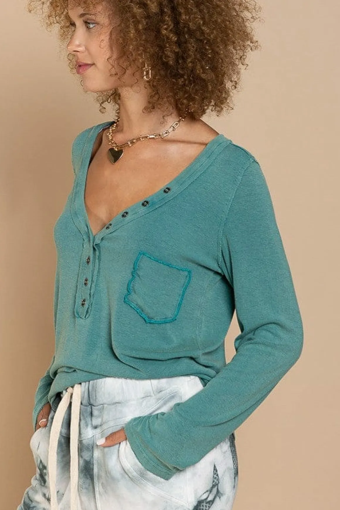 vneck_button_down_long_sl_2.webp V-neck Button Down Long Sleeve Top *Online Only*