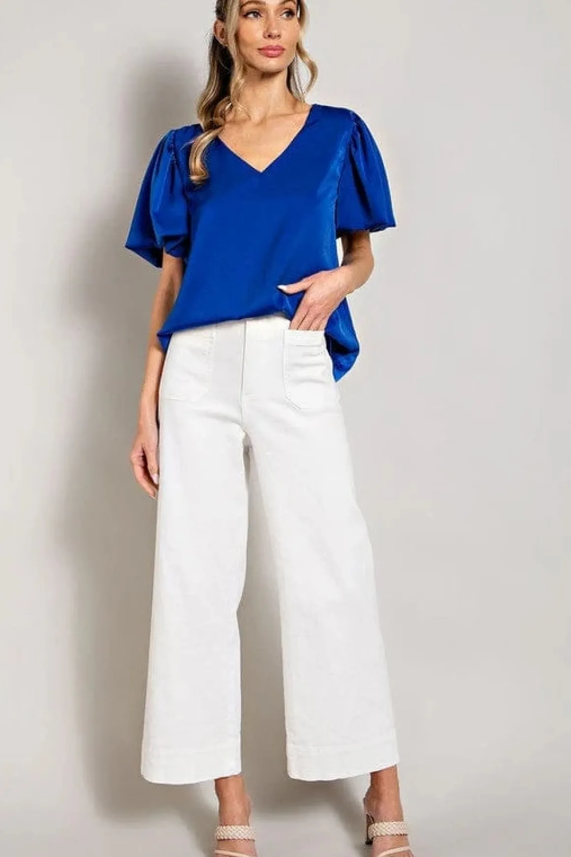 vneck_puff_sleeve_blouse__10.webp V-Neck Puff Sleeve Blouse Top *Online Only*